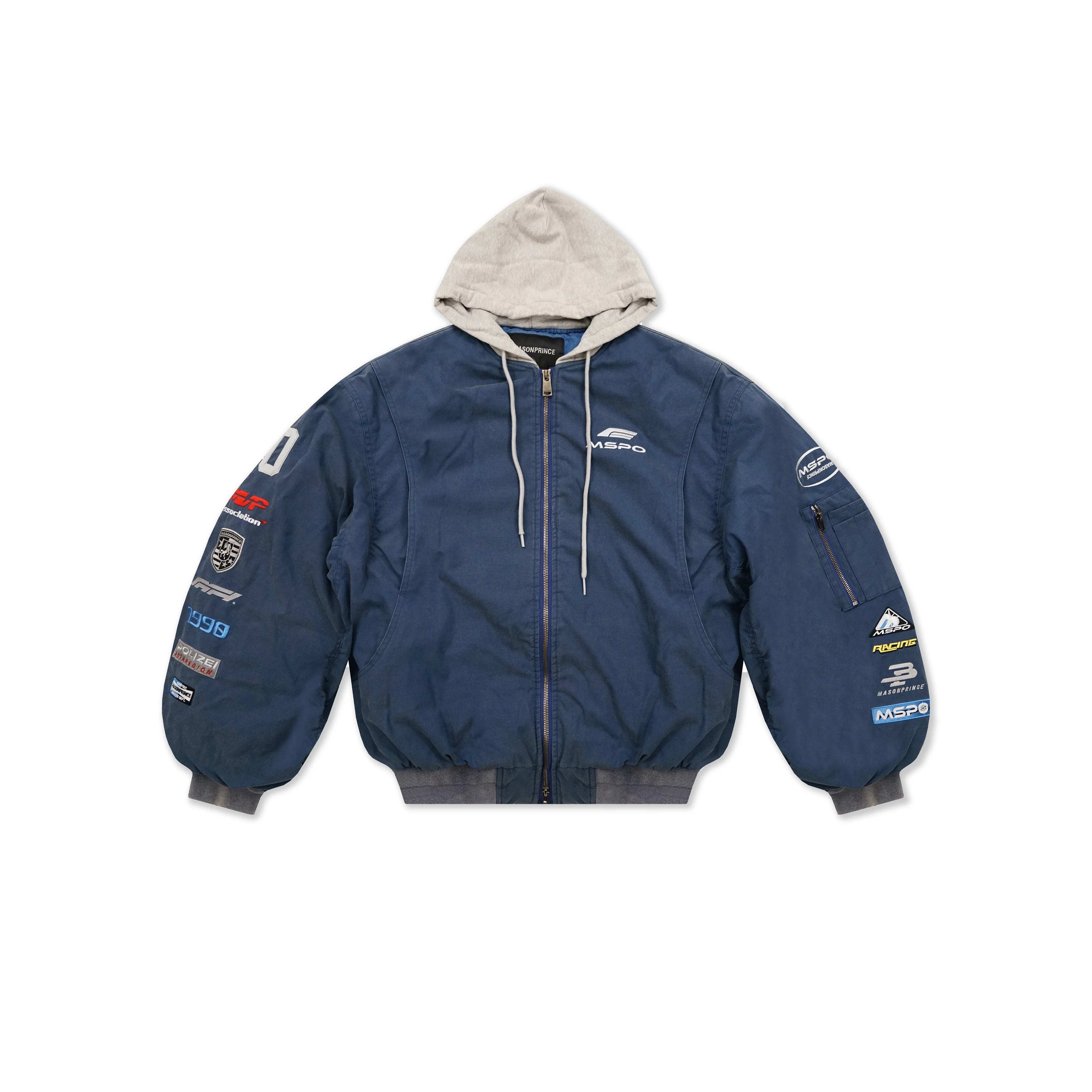 MASONPRINCE Boxy Hoodie-Style Puffer Jacket