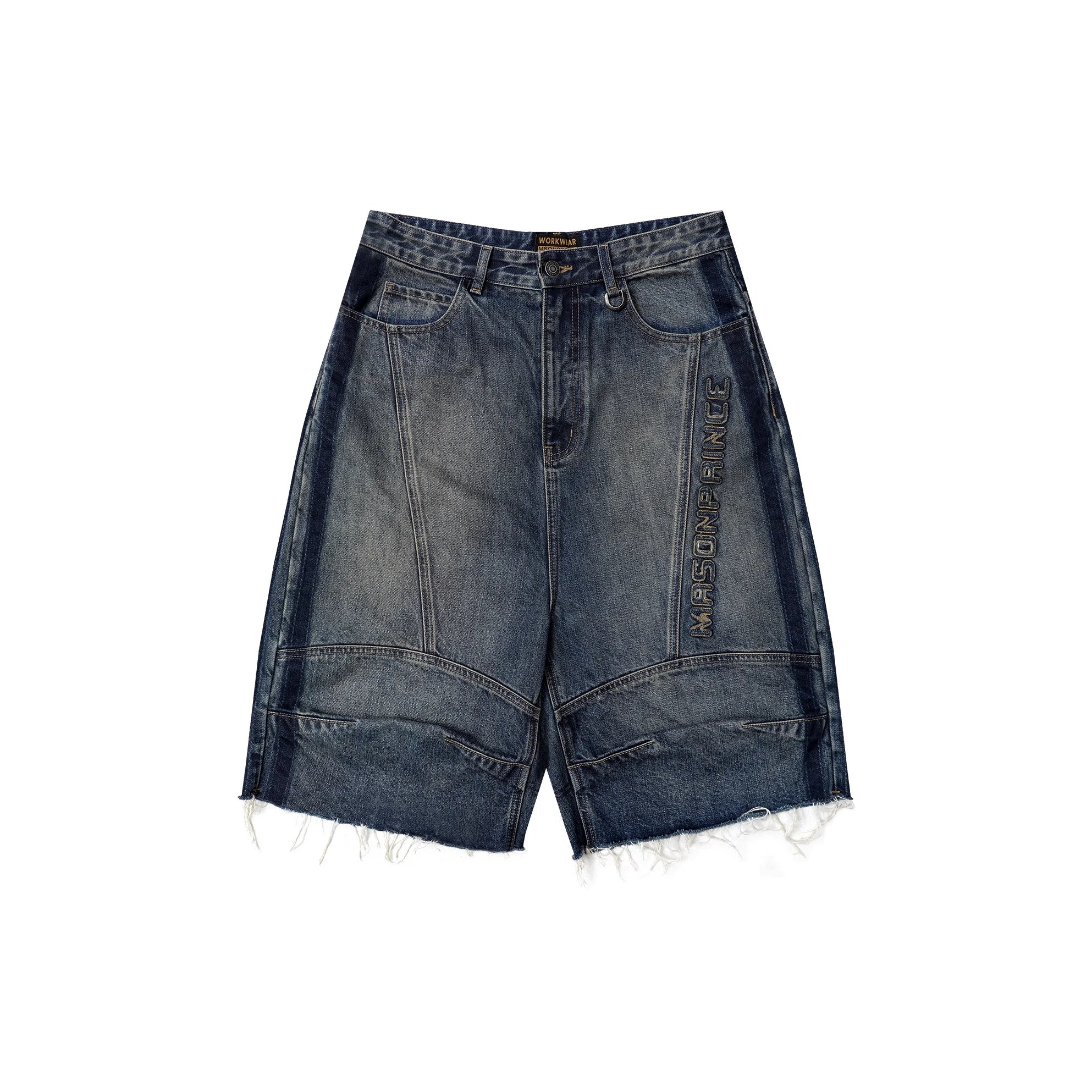 MASONPRINCE Structured Panelled Denim Shorts/Pants