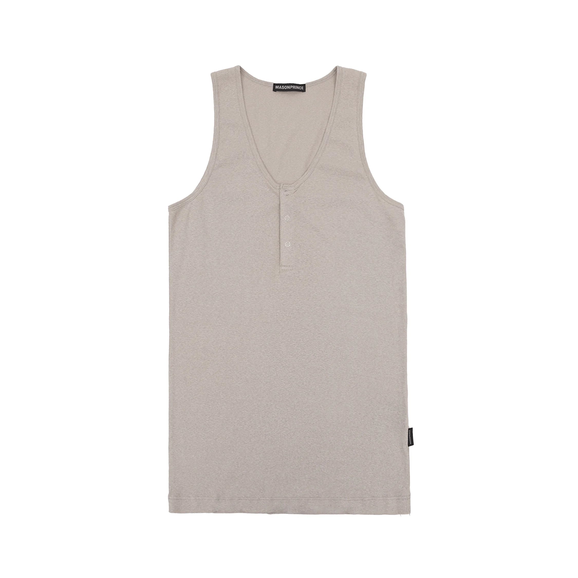 MASONPRINCE Women's Dyed Cotton Snap-Front Loose Vest