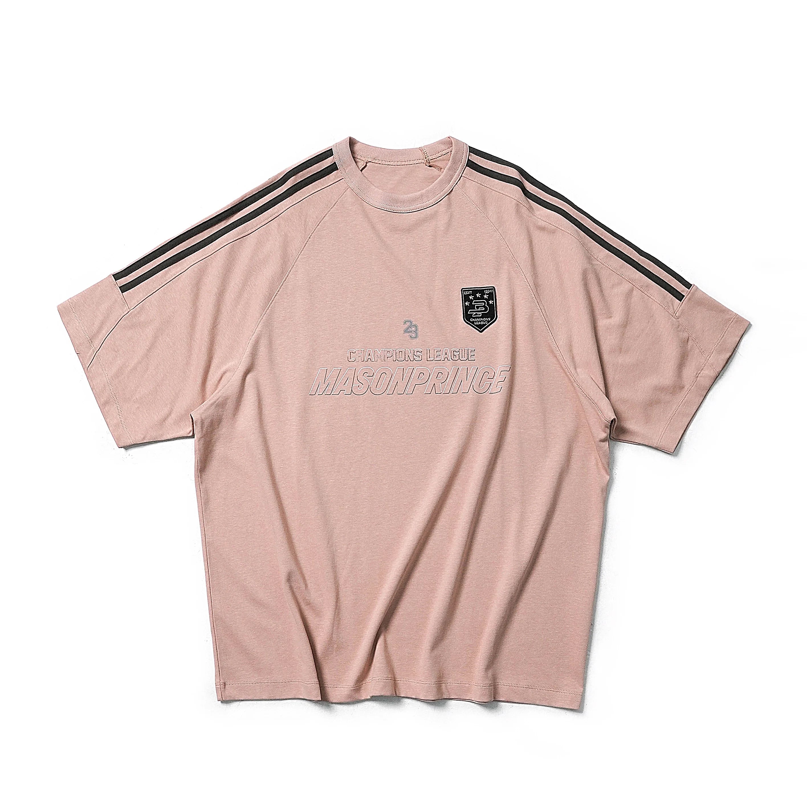 MASONPRINCE Men's 90s Style Raglan Sleeve Relaxed Fit Sports T-Shirt