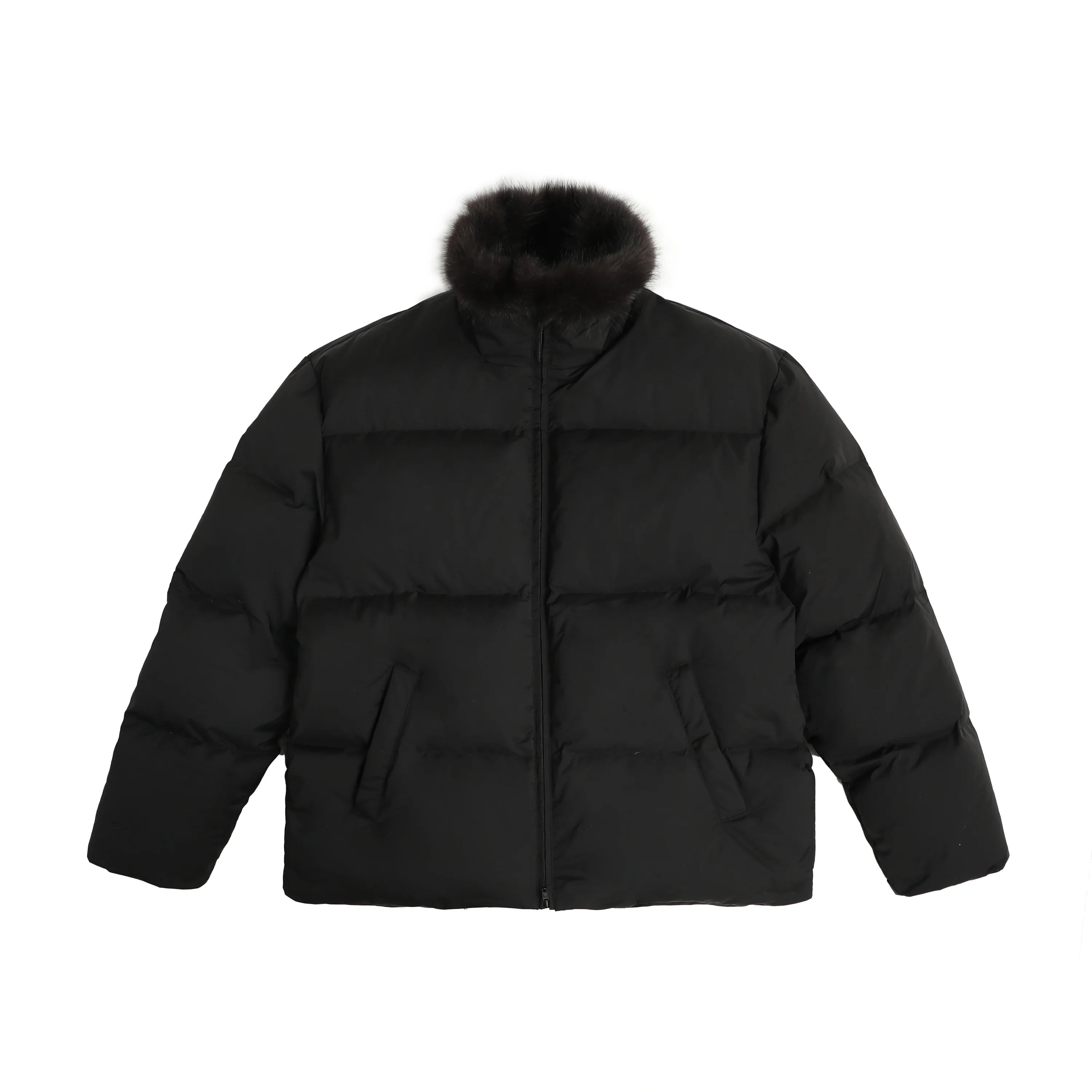 MASONPRINCE 90% White Duck Down Jacket with Fur Collar – Long and Short Styles