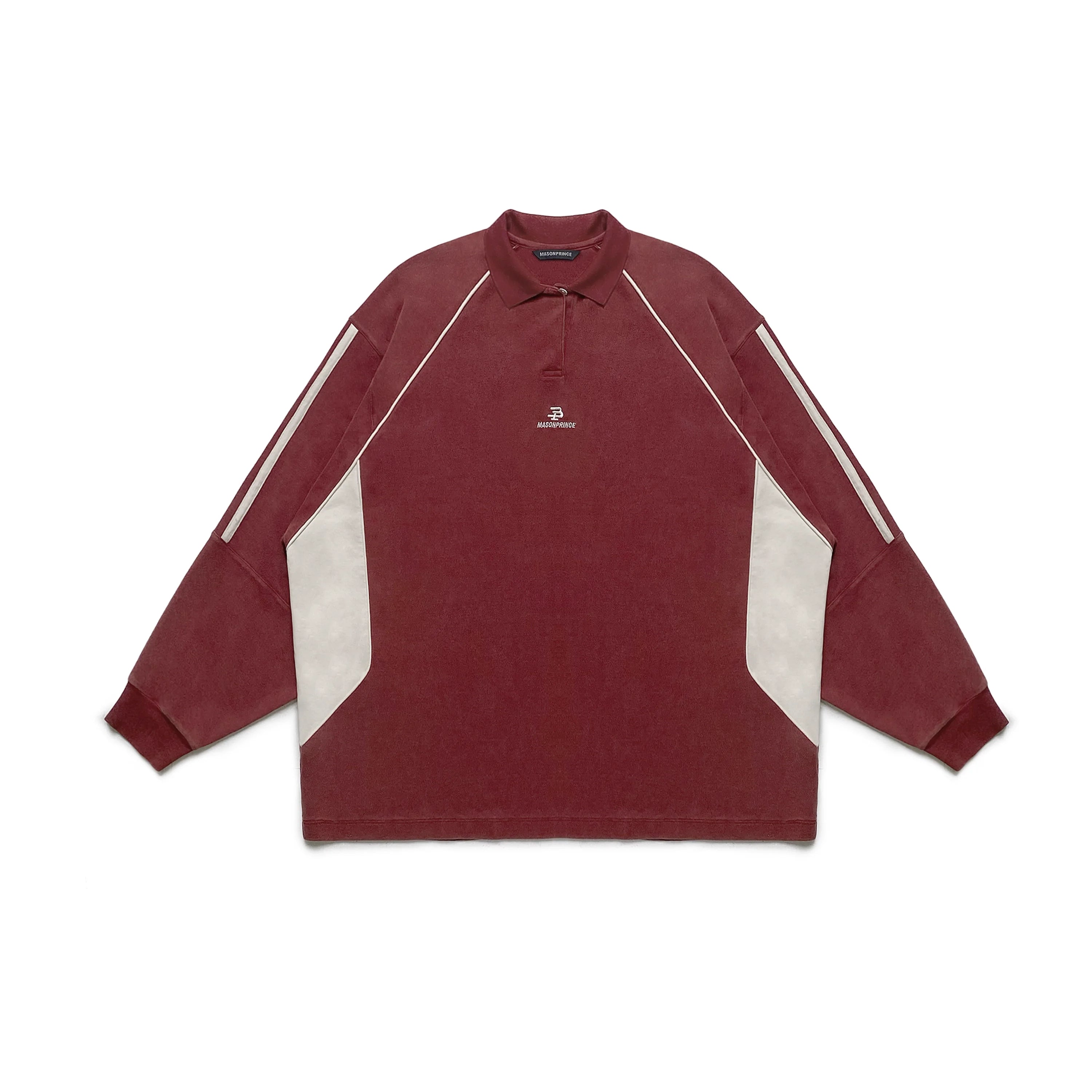 MASONPRINCE Short-Sleeve Retro Knit Polo Shirt