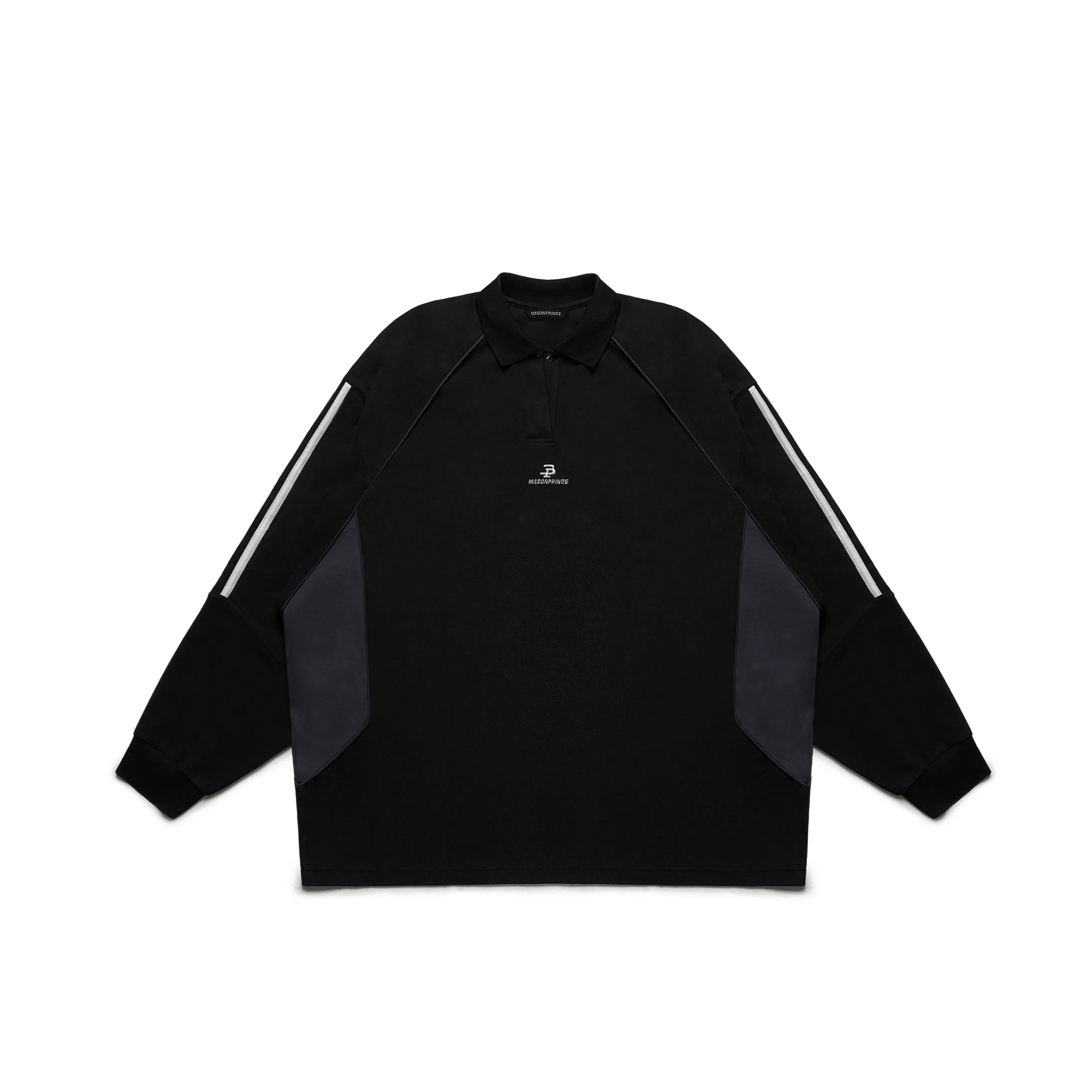 MASONPRINCE Short-Sleeve Retro Knit Polo Shirt