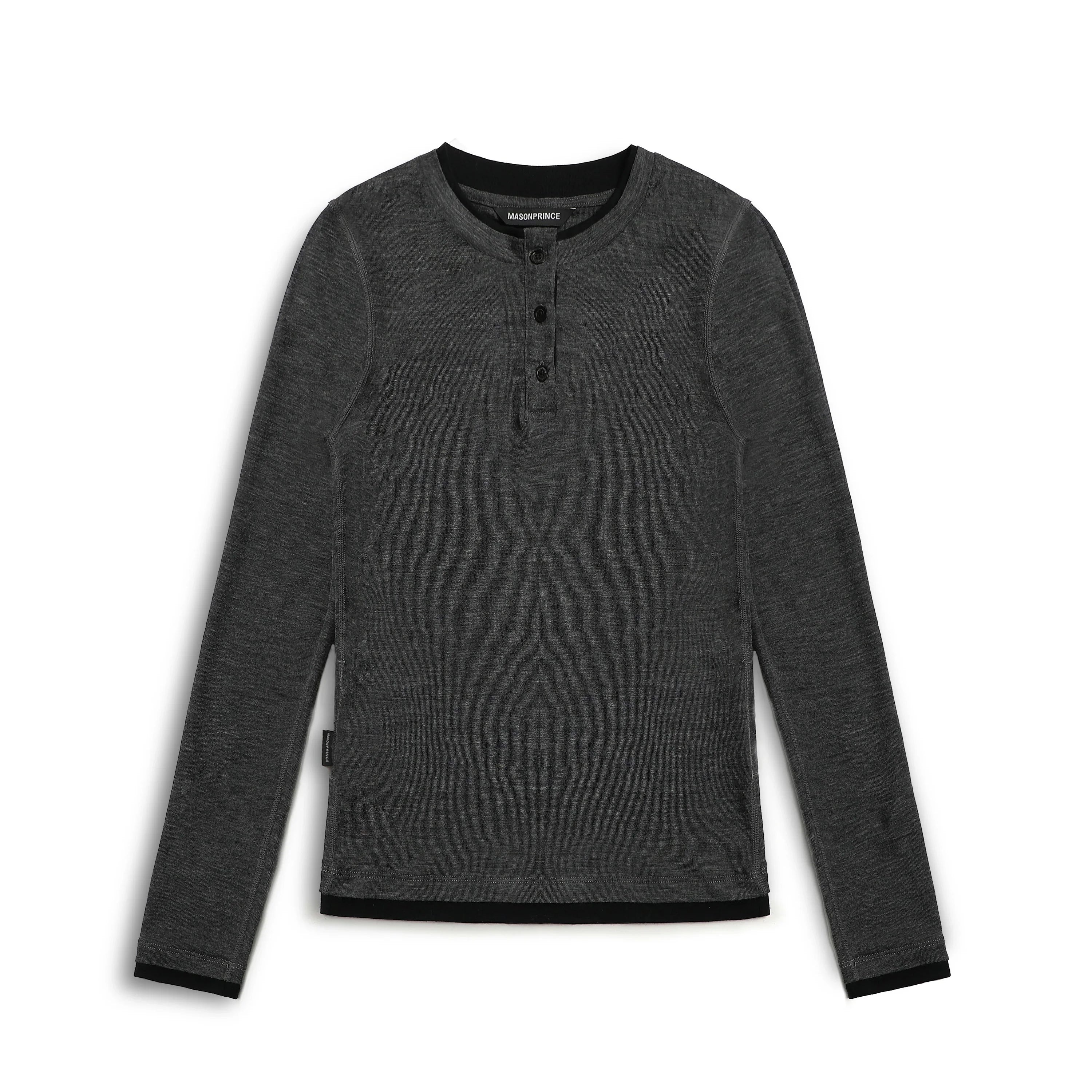 MASONPRINCE Women's Wool Thermal Henley Base Layer Set