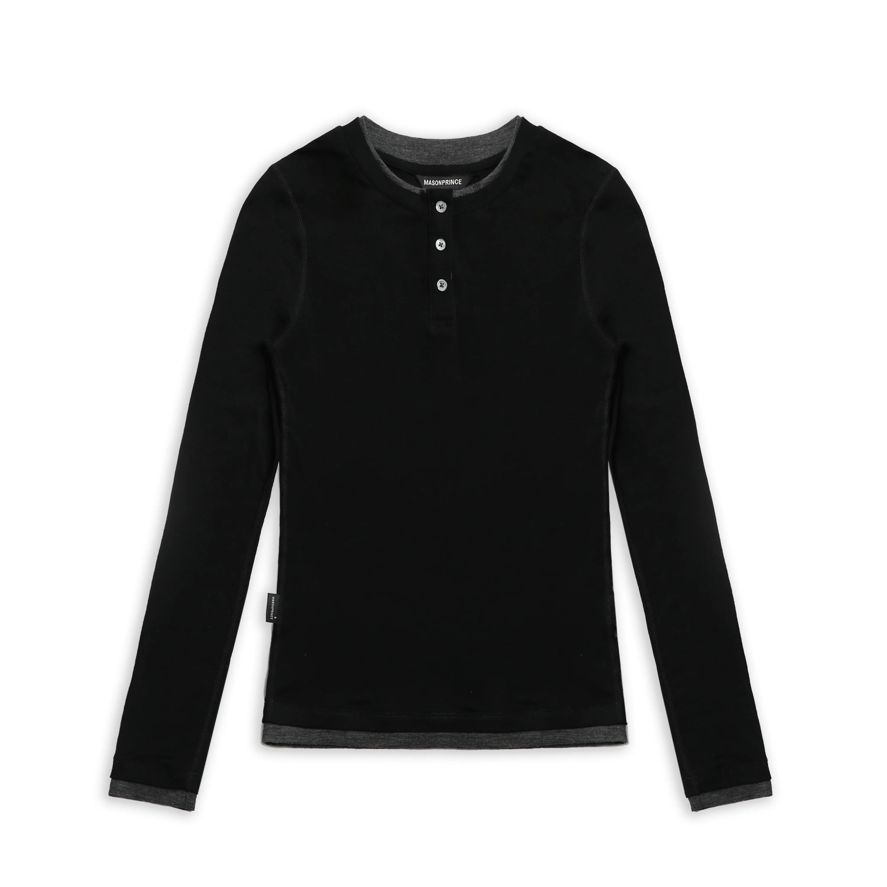 MASONPRINCE Women's Wool Thermal Henley Base Layer Set