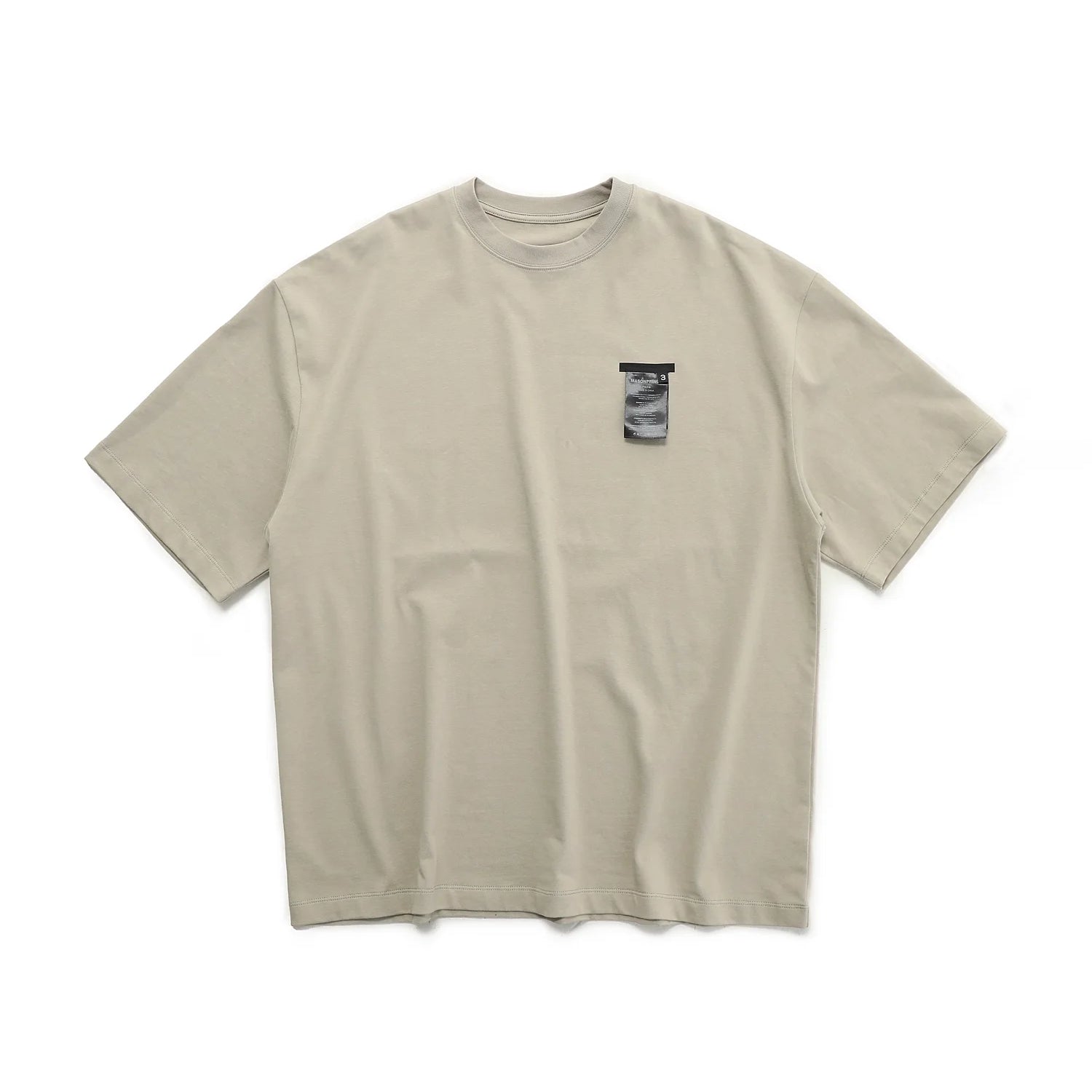 MASONPRINCE Women's Cropped Washed Knit T-Shirt with Short Sleeves