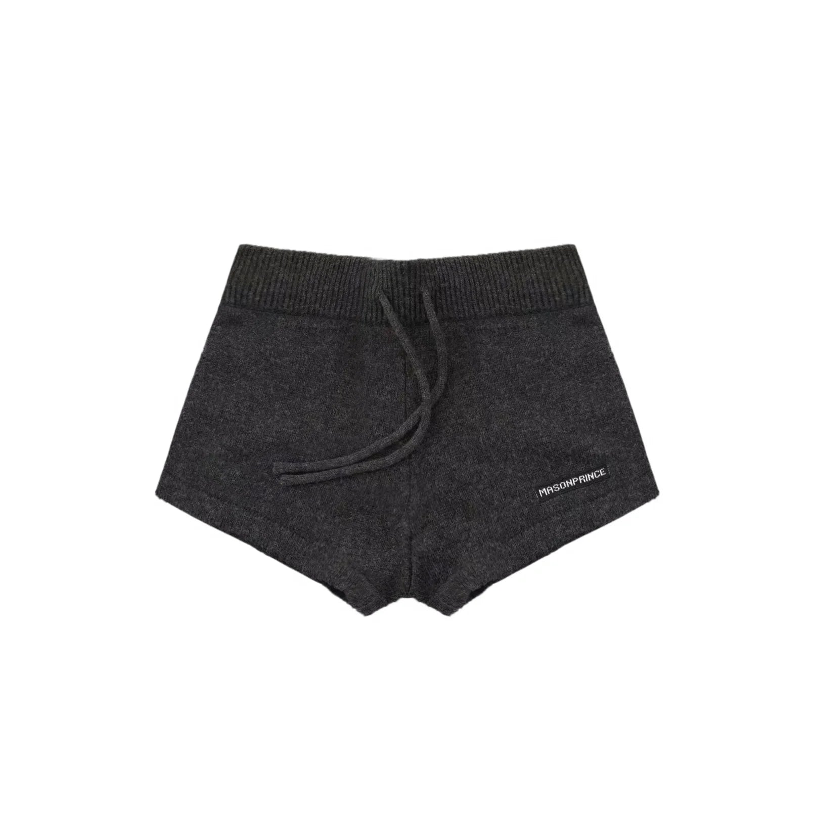 MASONPRINCE Women's Wool Knit Off-Shoulder and Short-Sleeve Set