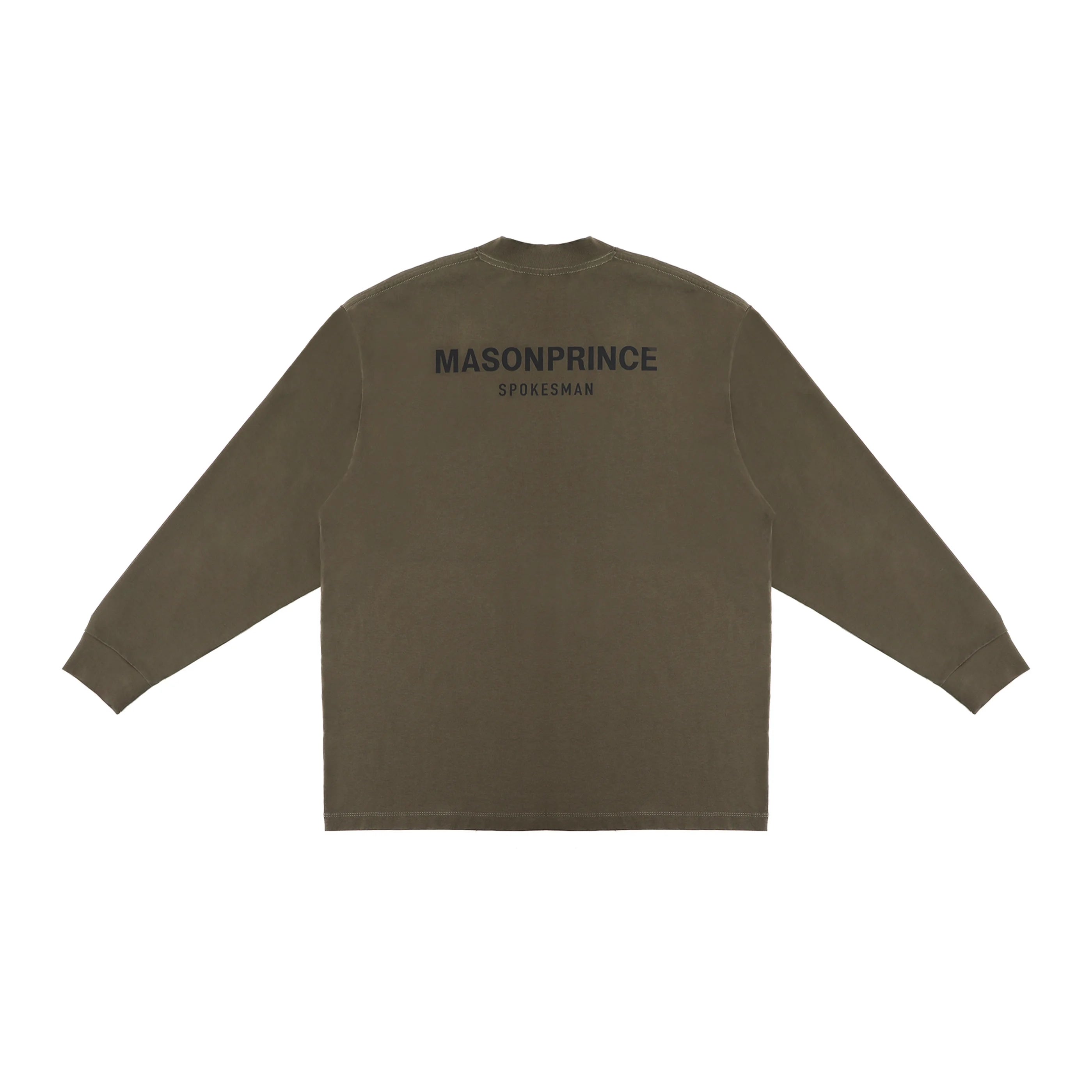 MASONPRINCE Reflective Heavyweight Knit Long Sleeve Tee