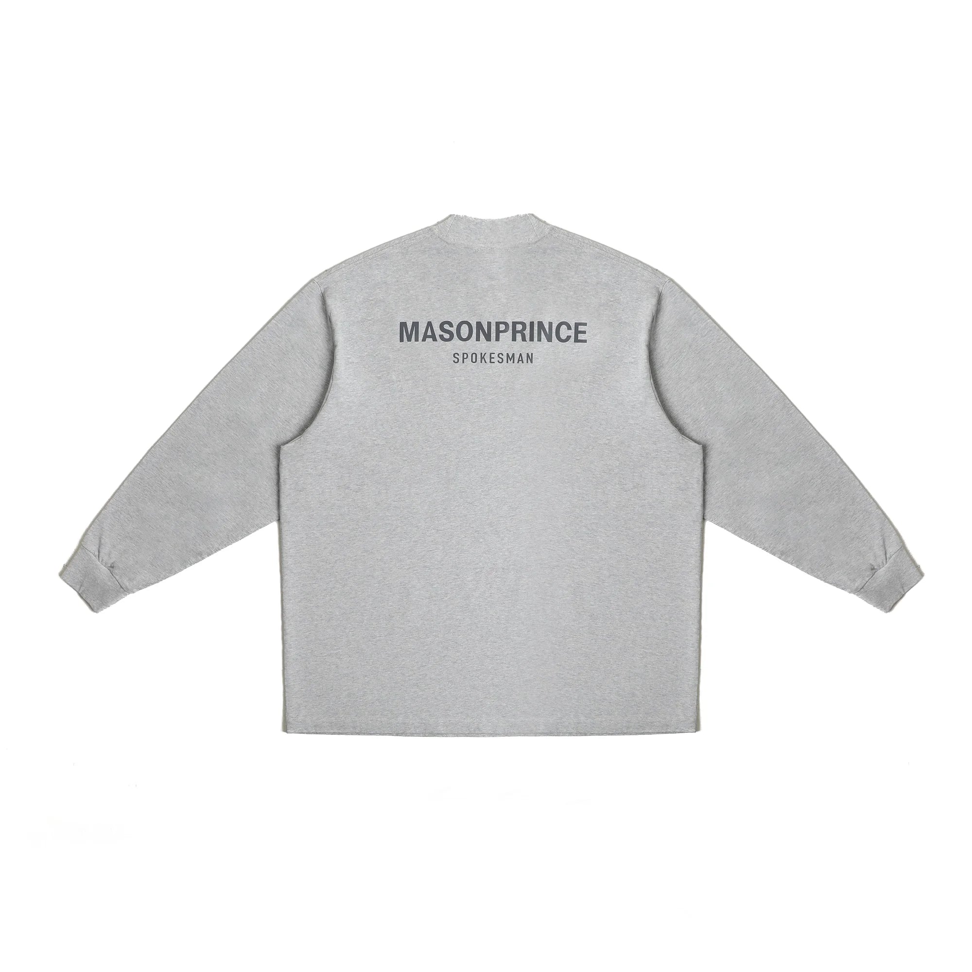 MASONPRINCE Reflective Heavyweight Knit Long Sleeve Tee