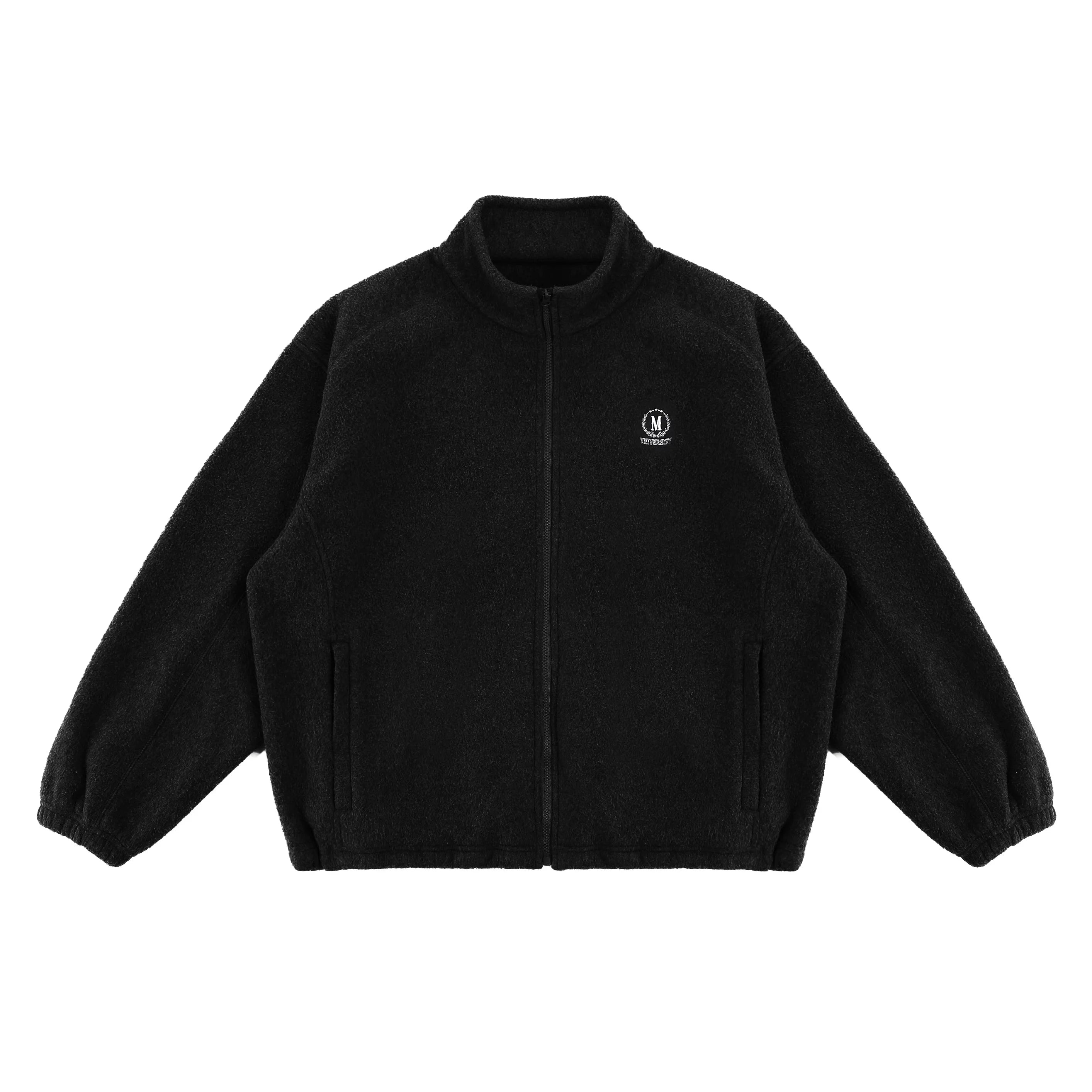 MASONPRINCE Refined Fleece Stand-Collar Oversized Jacket