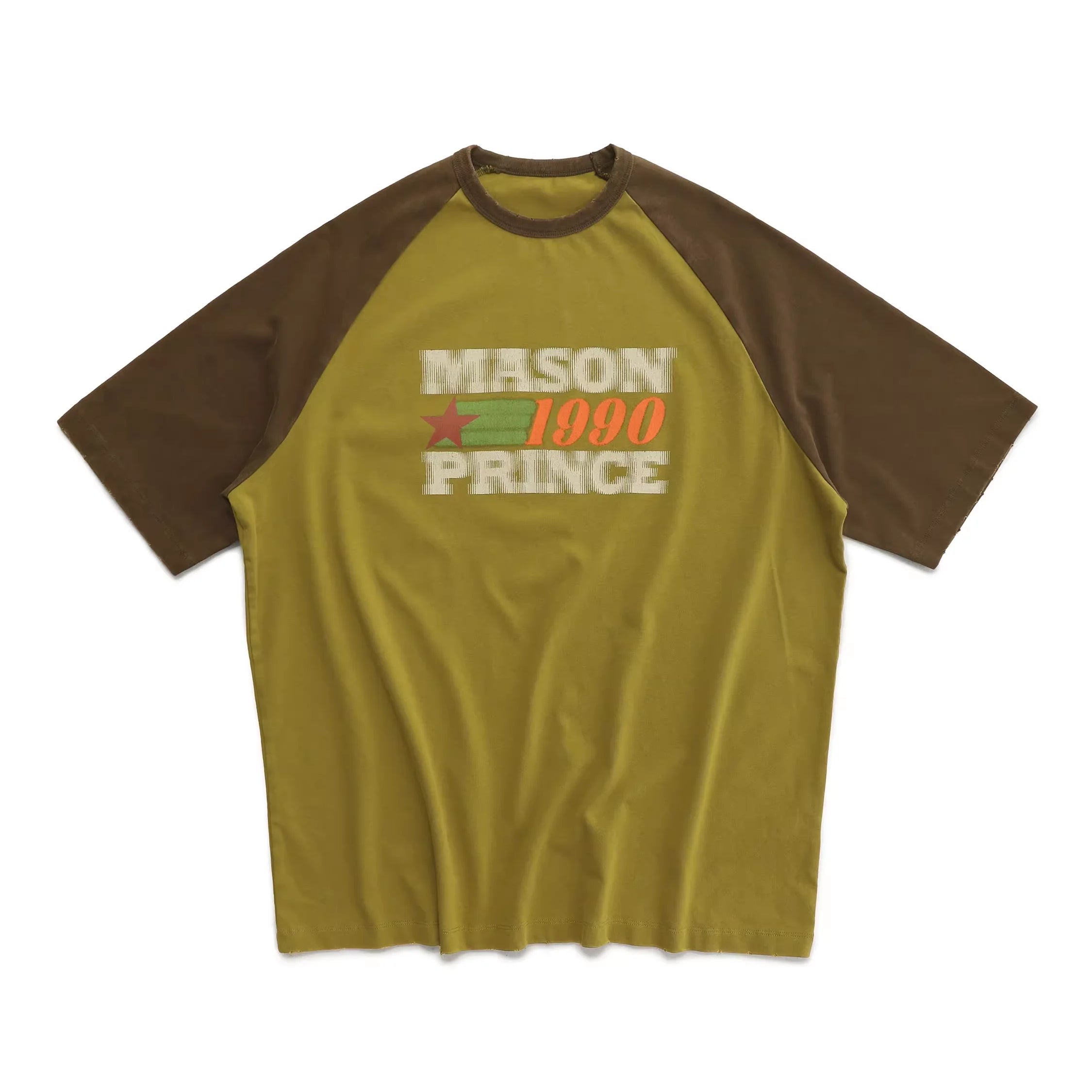 MASONPRINCE Men's Summer Raglan Sleeve Casual T-Shirt