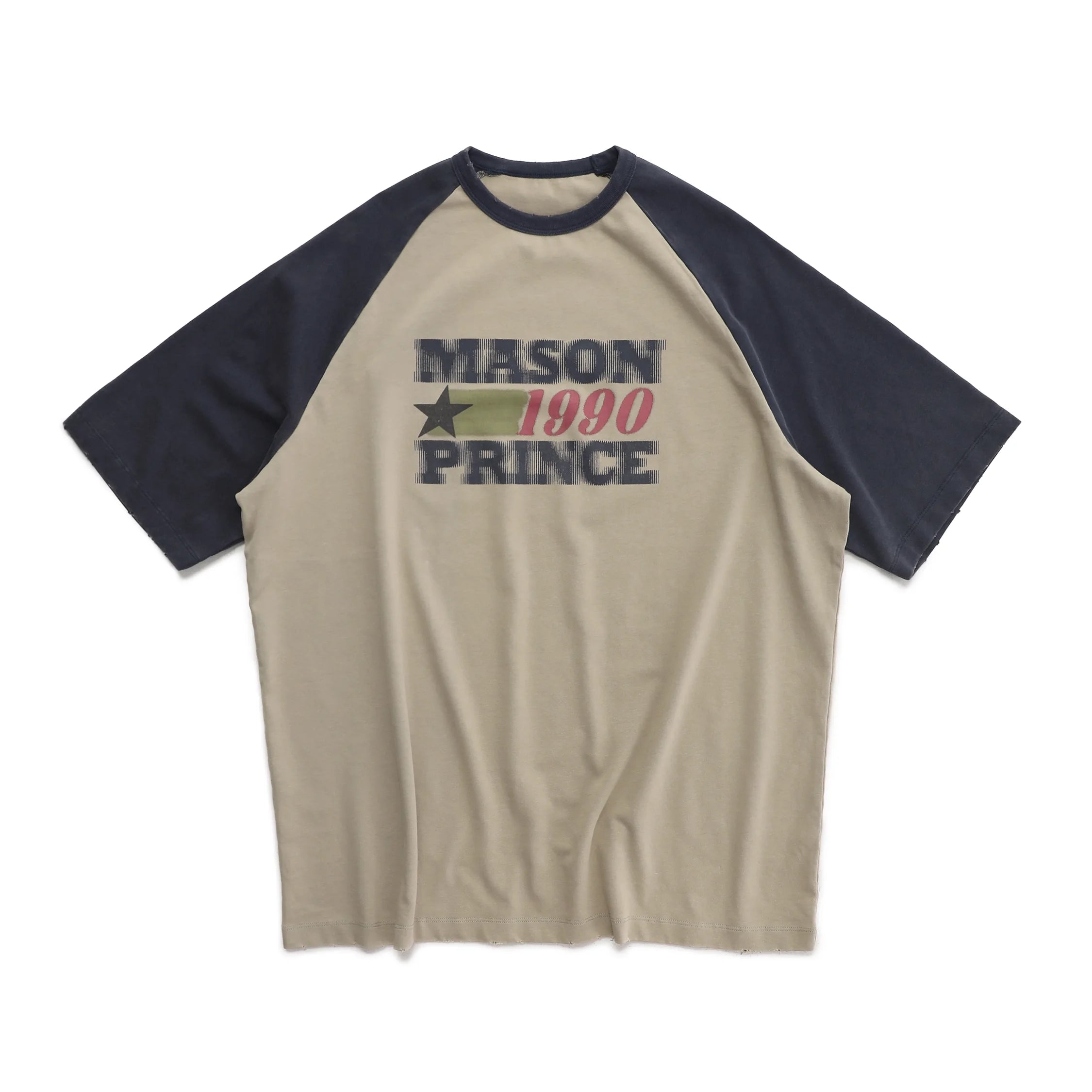 MASONPRINCE Men's Summer Raglan Sleeve Casual T-Shirt