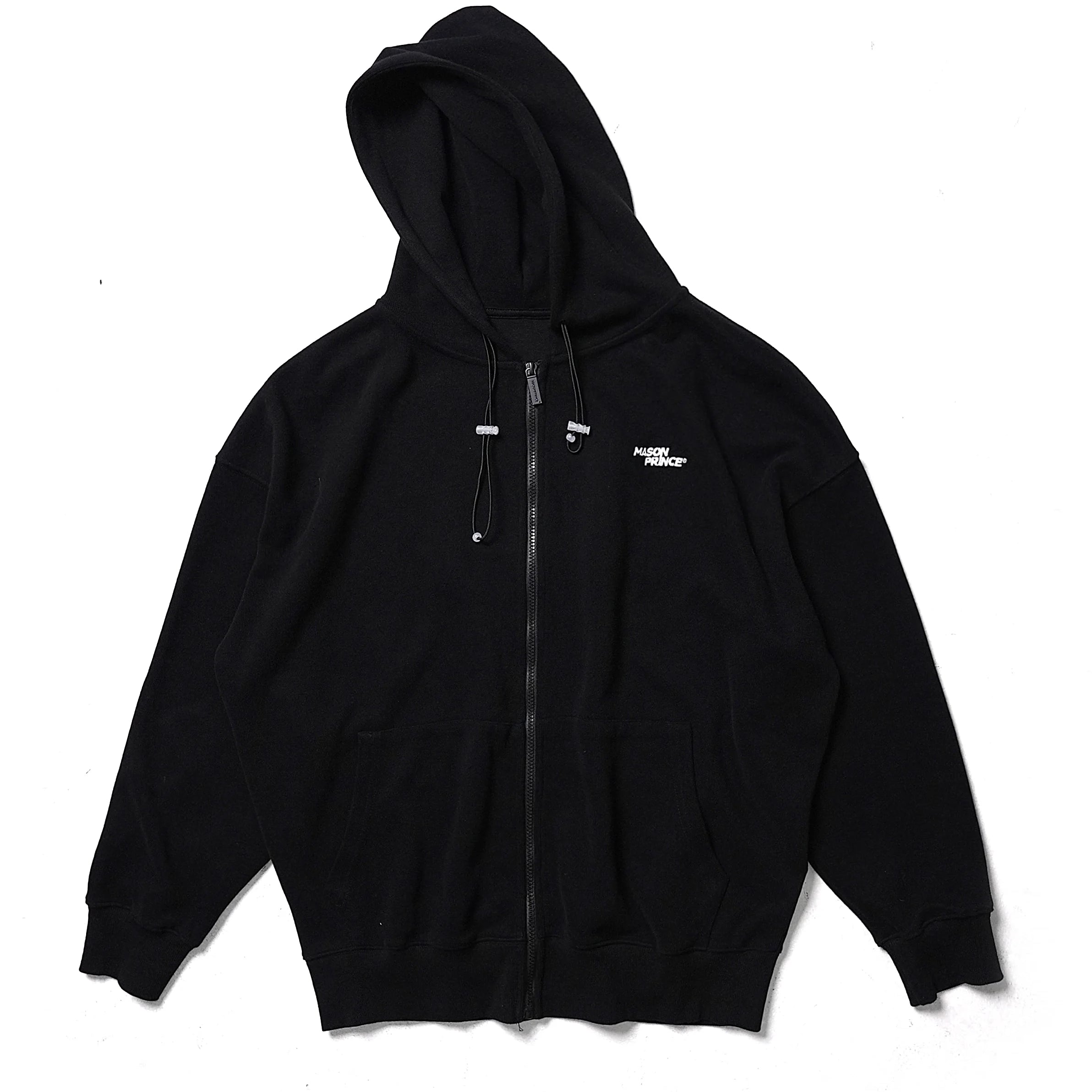 MASONPRINCE Men's Loose Fit Zip-Up Hoodie for Spring and Autumn