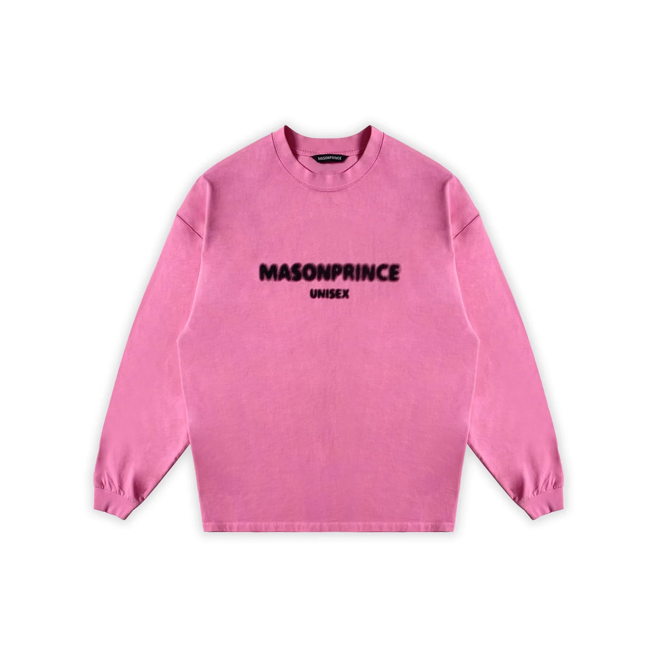 MASONPRINCE Men's Lightweight Long-Sleeve T-Shirt with Bold Chest Print