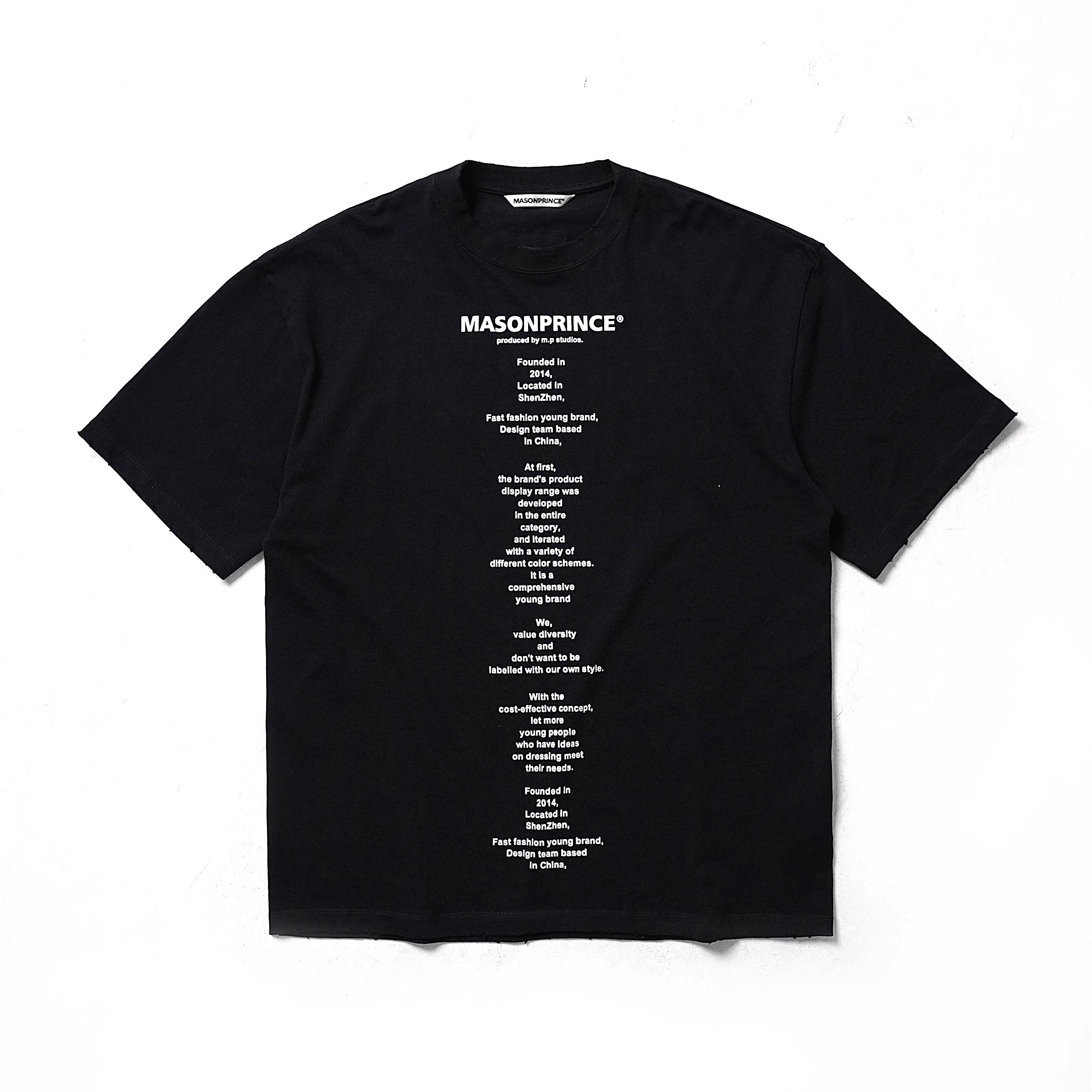 MASONPRINCE Oversized Graphic T-Shirt with Wide-Leg Pants Set