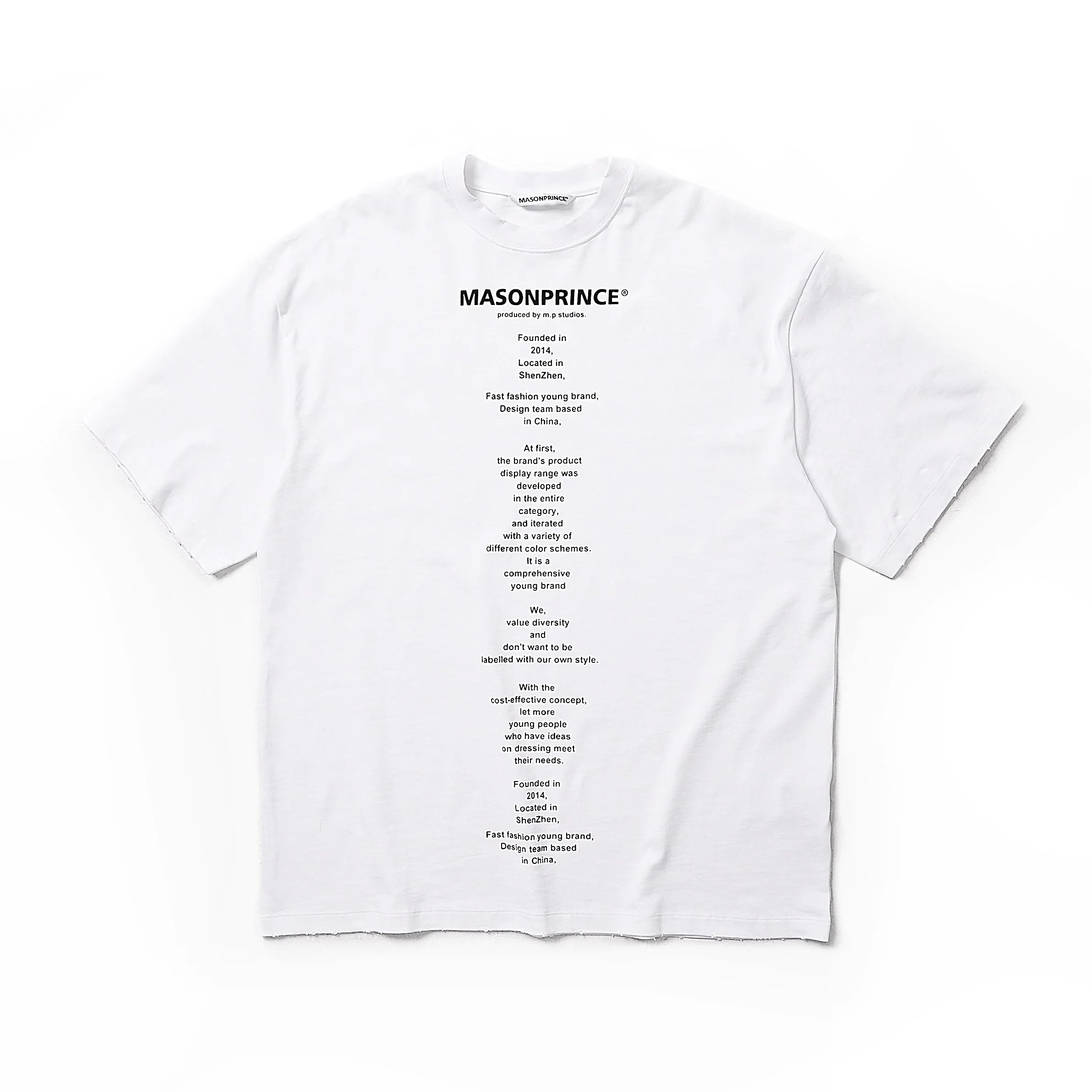 MASONPRINCE Oversized Graphic T-Shirt with Wide-Leg Pants Set