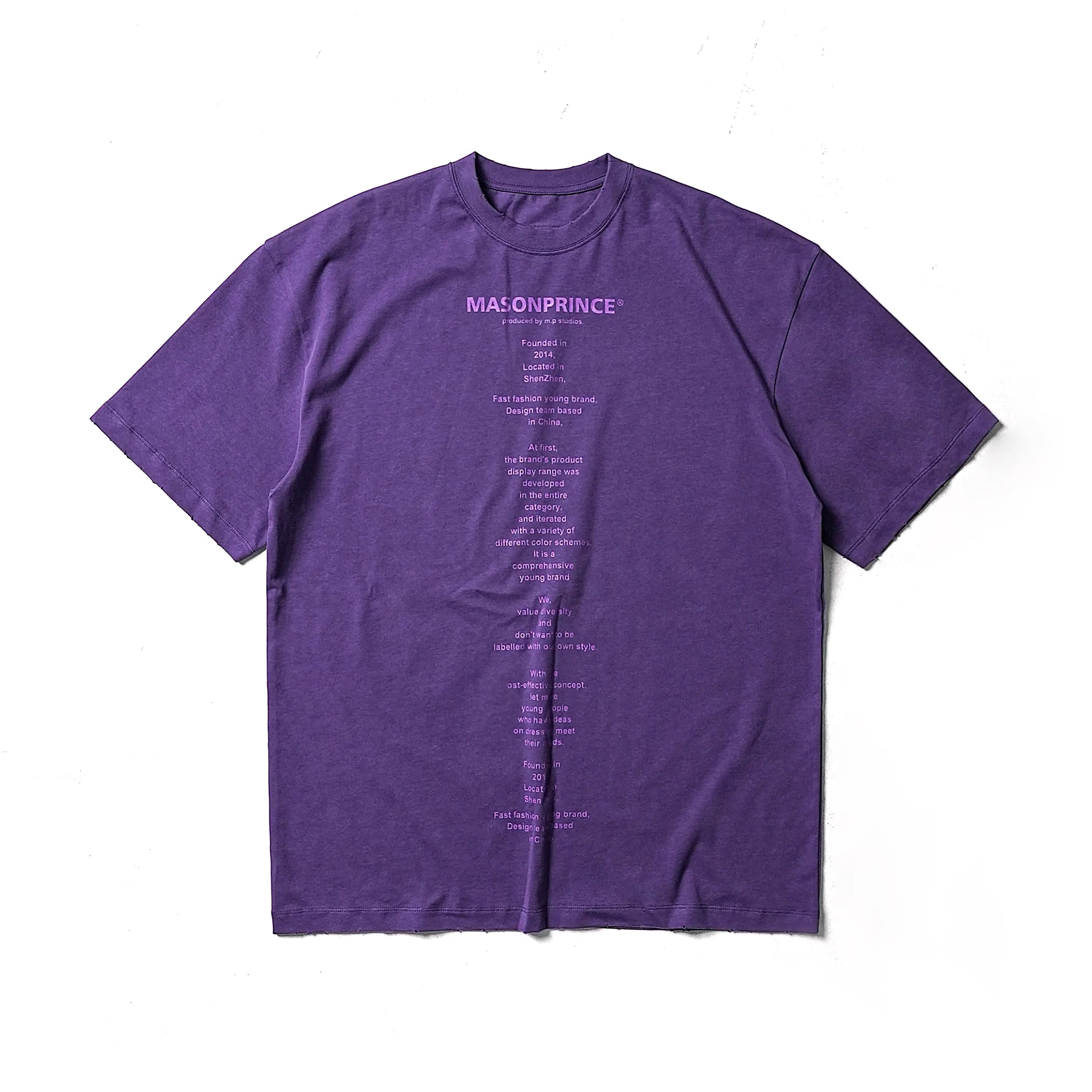 MASONPRINCE Oversized Graphic T-Shirt with Wide-Leg Pants Set