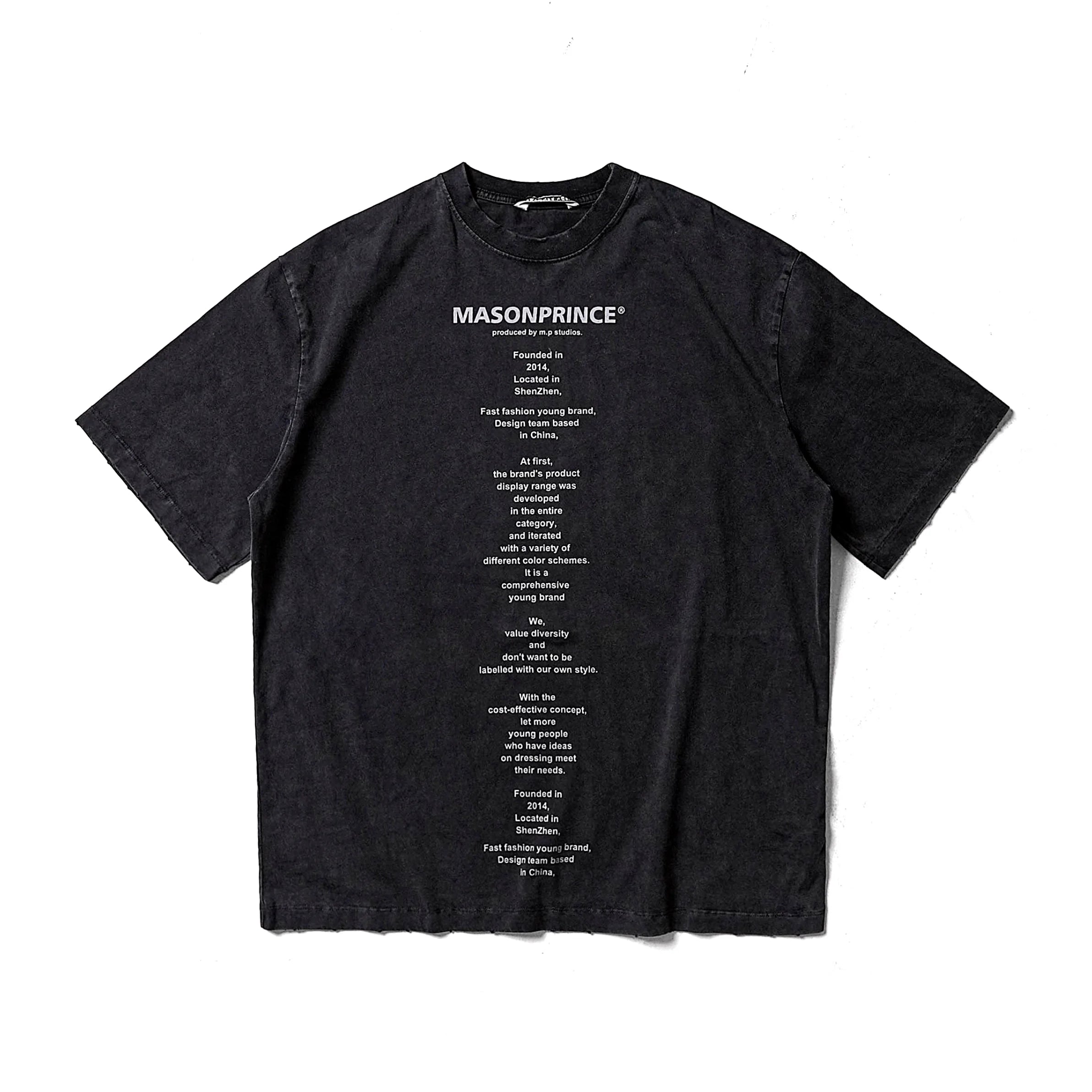 MASONPRINCE Oversized Graphic T-Shirt with Wide-Leg Pants Set