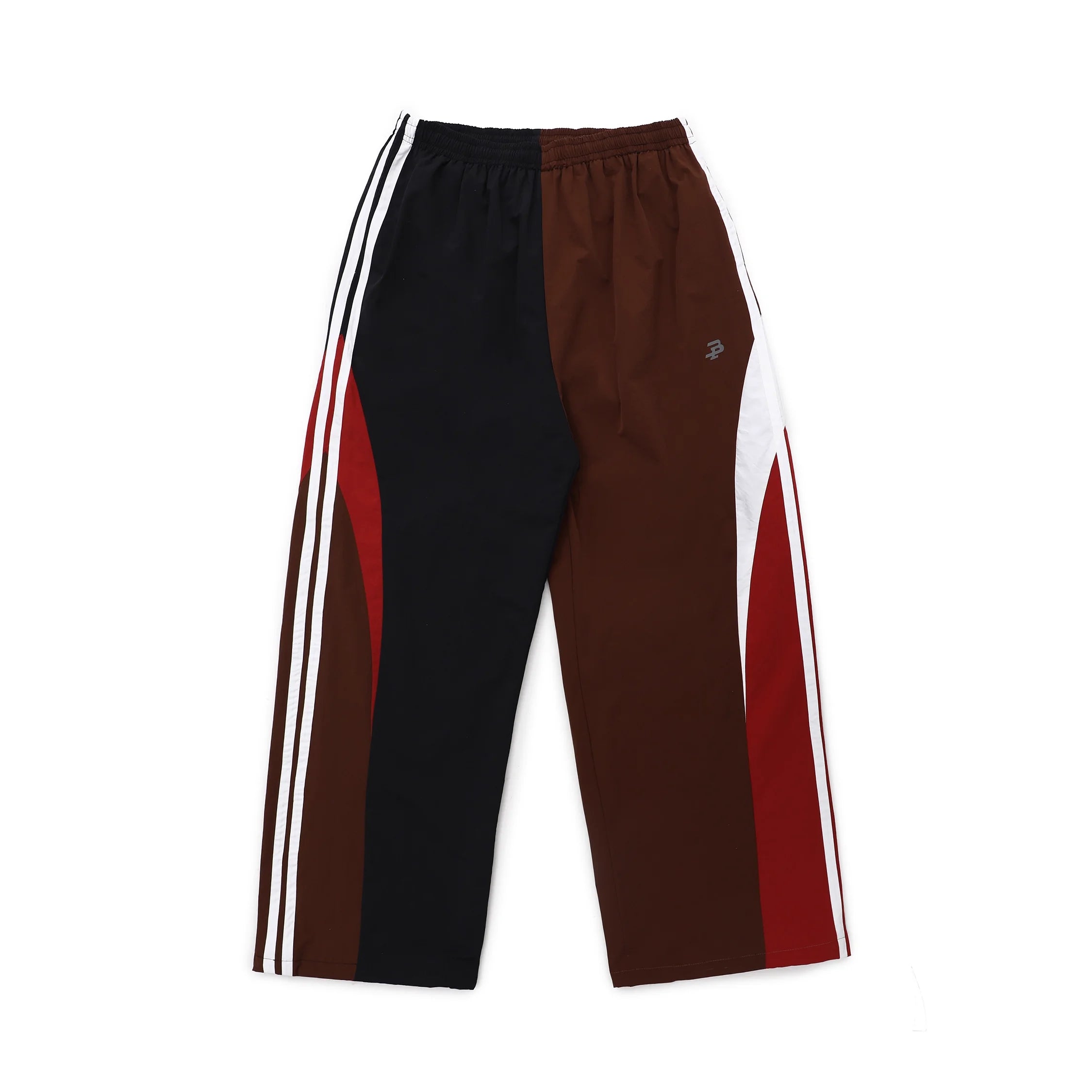 MASONPRINCE Colorblock Nylon Wide-Leg Track Pants