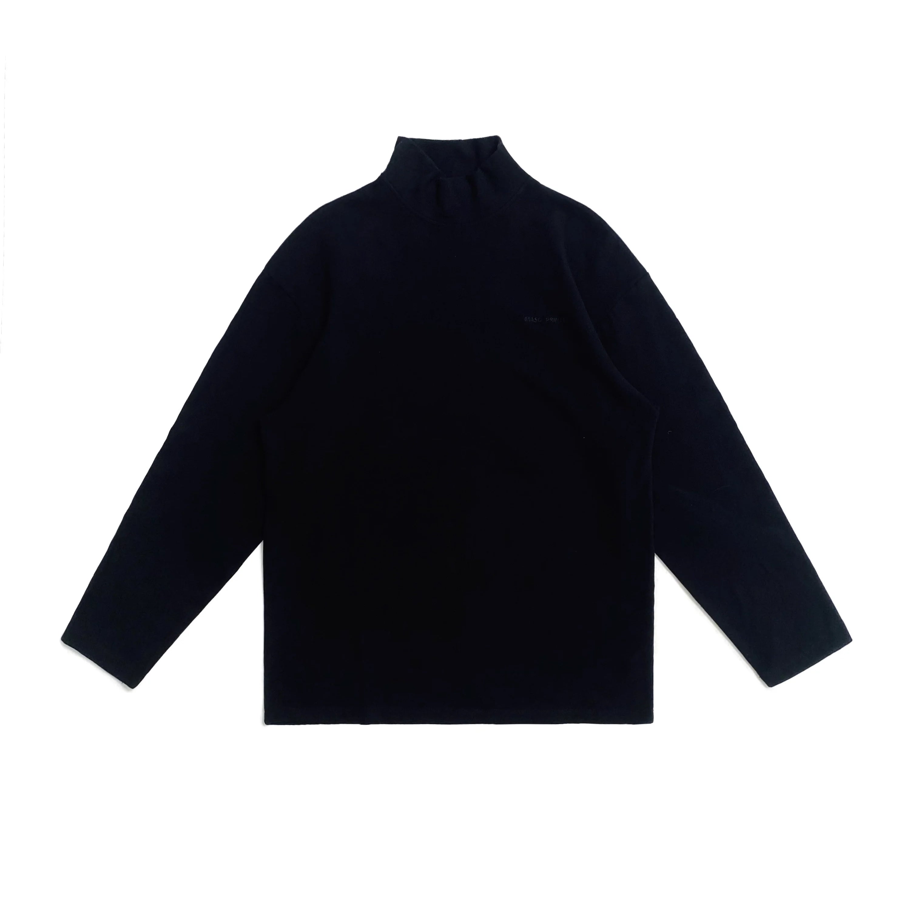 MASONPRINCE Men's Velvet Half Turtleneck Long Sleeve Base Layer Shirt