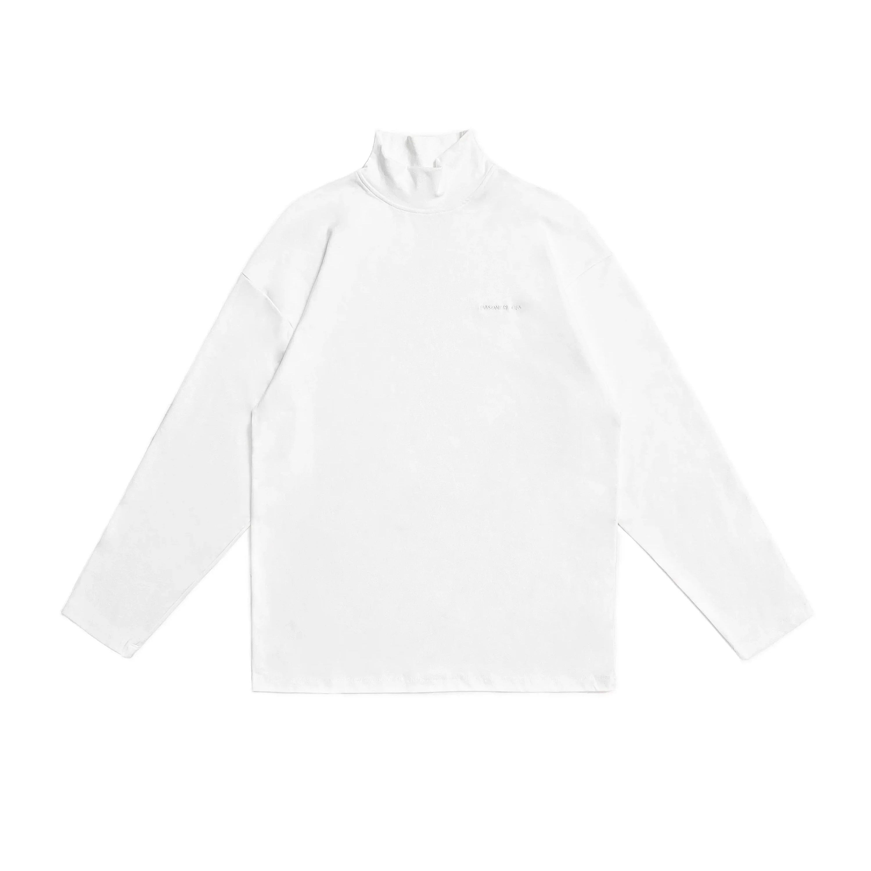 MASONPRINCE Men's Velvet Half Turtleneck Long Sleeve Base Layer Shirt