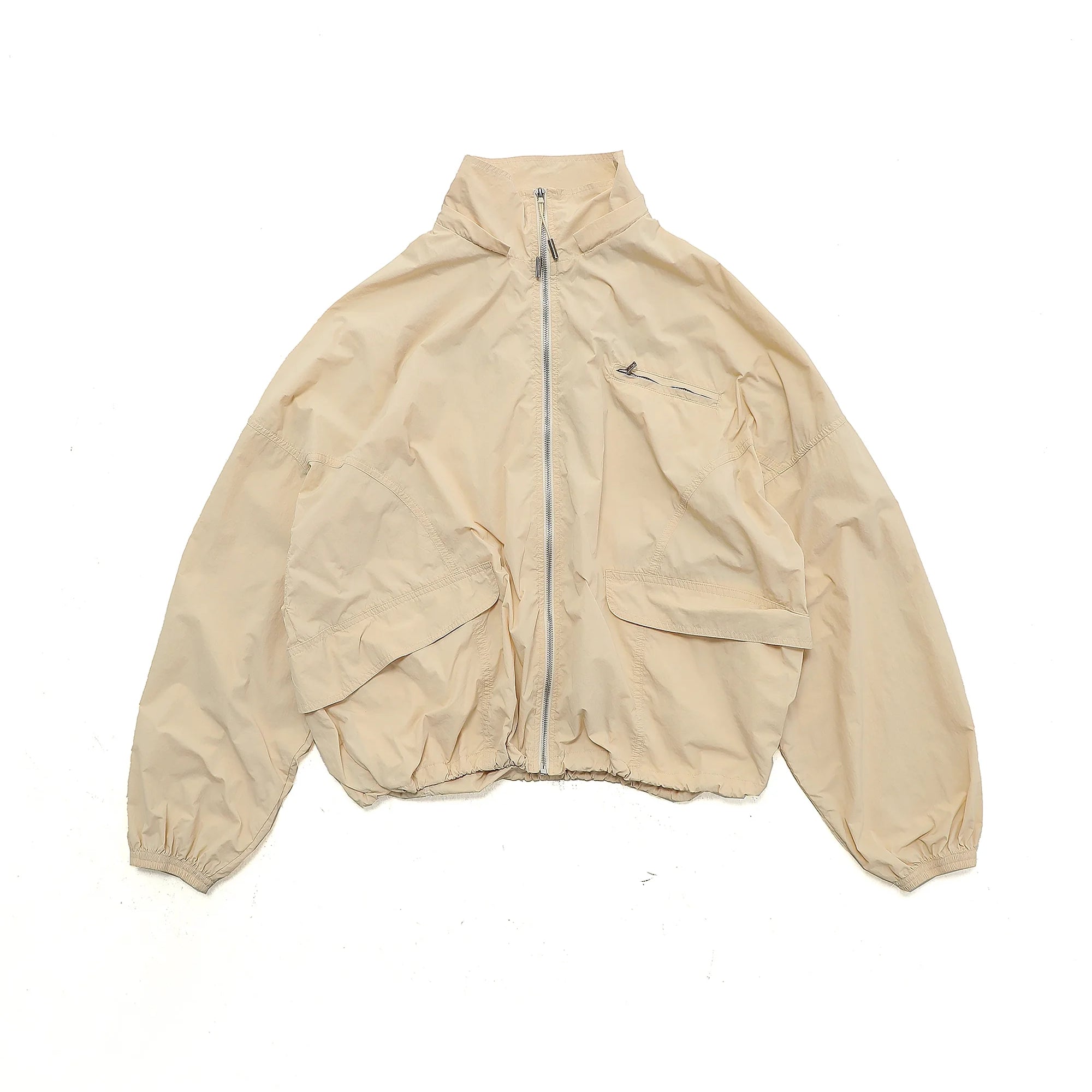 MASONPRINCE 90s Retro Relaxed Fit Campus Windbreaker Jacket