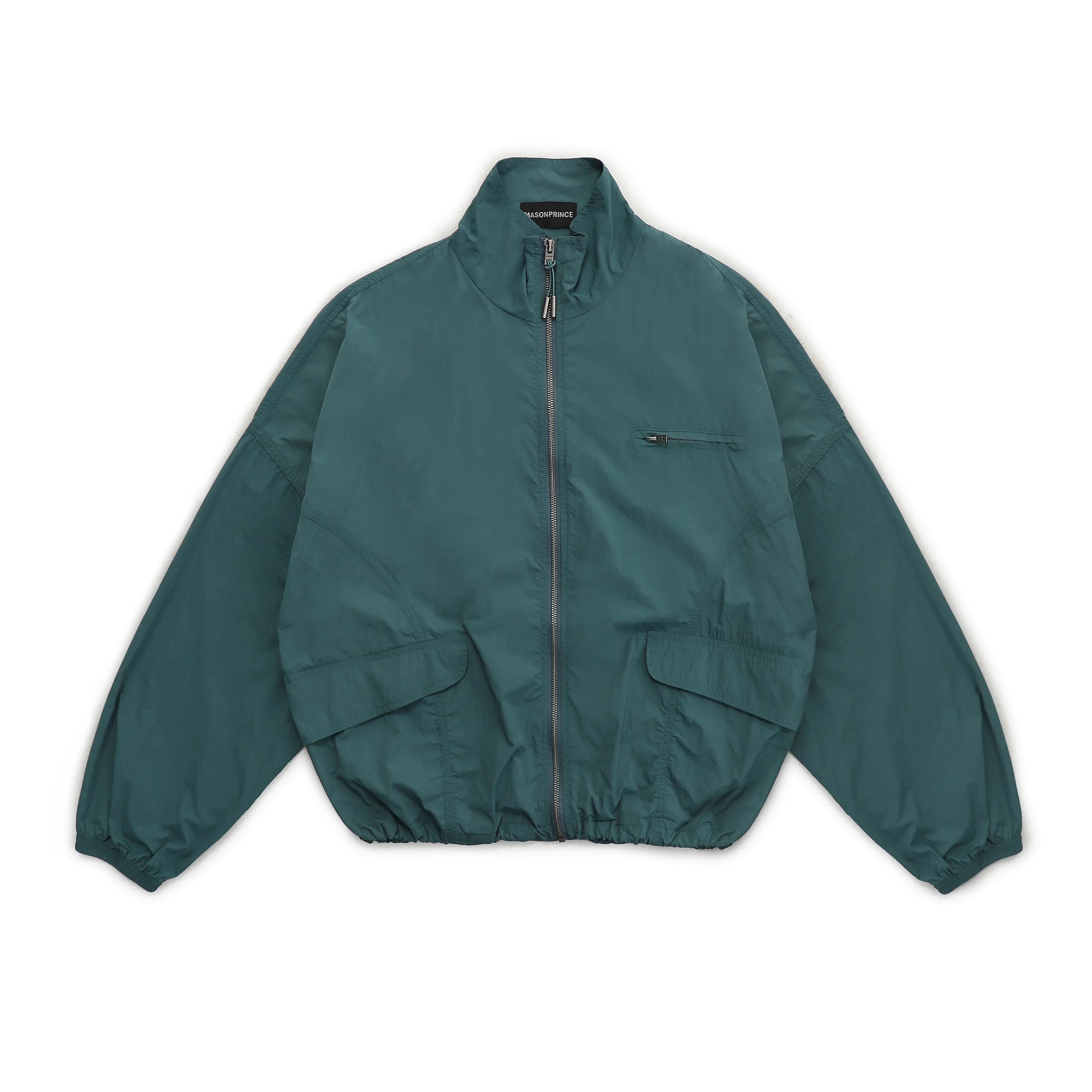 MASONPRINCE 90s Retro Relaxed Fit Campus Windbreaker Jacket