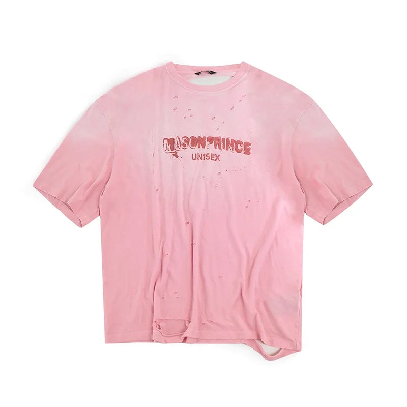 MASONPRINCE Oversized Distressed Unisex T-Shirt