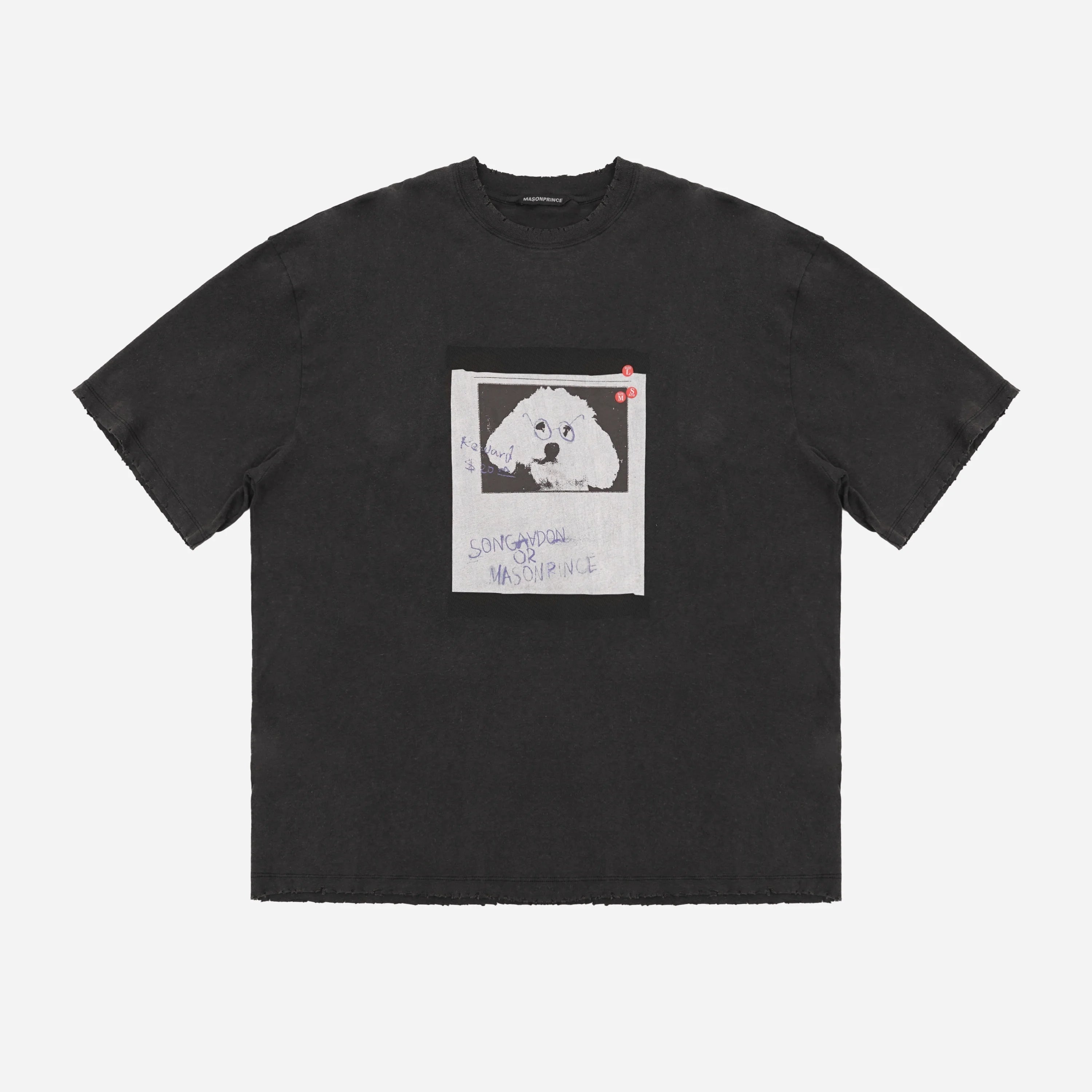 MASONPRINCE Graffiti Dog Graphic Short-Sleeve T-Shirt