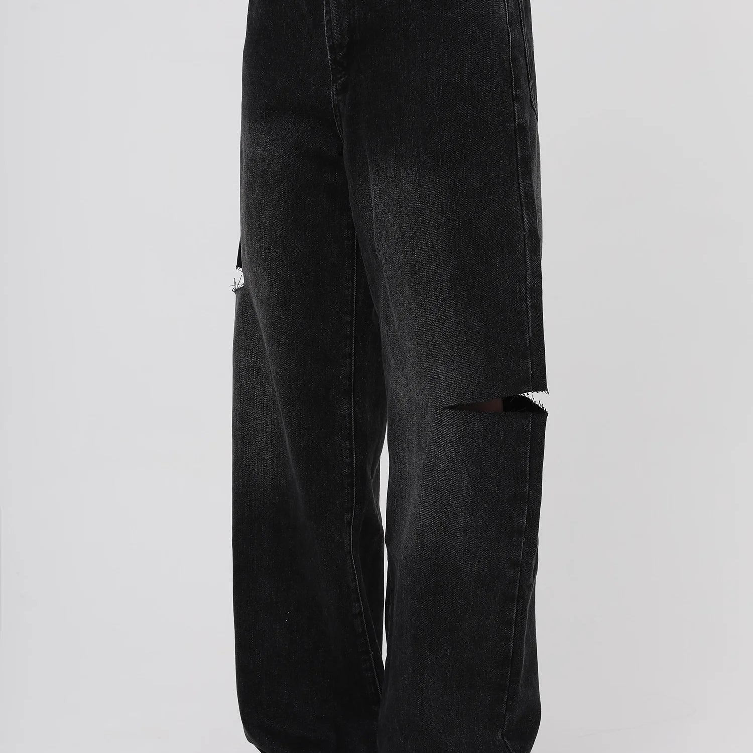 MASONPRINCE Men's Summer Vintage Ripped Loose Jeans