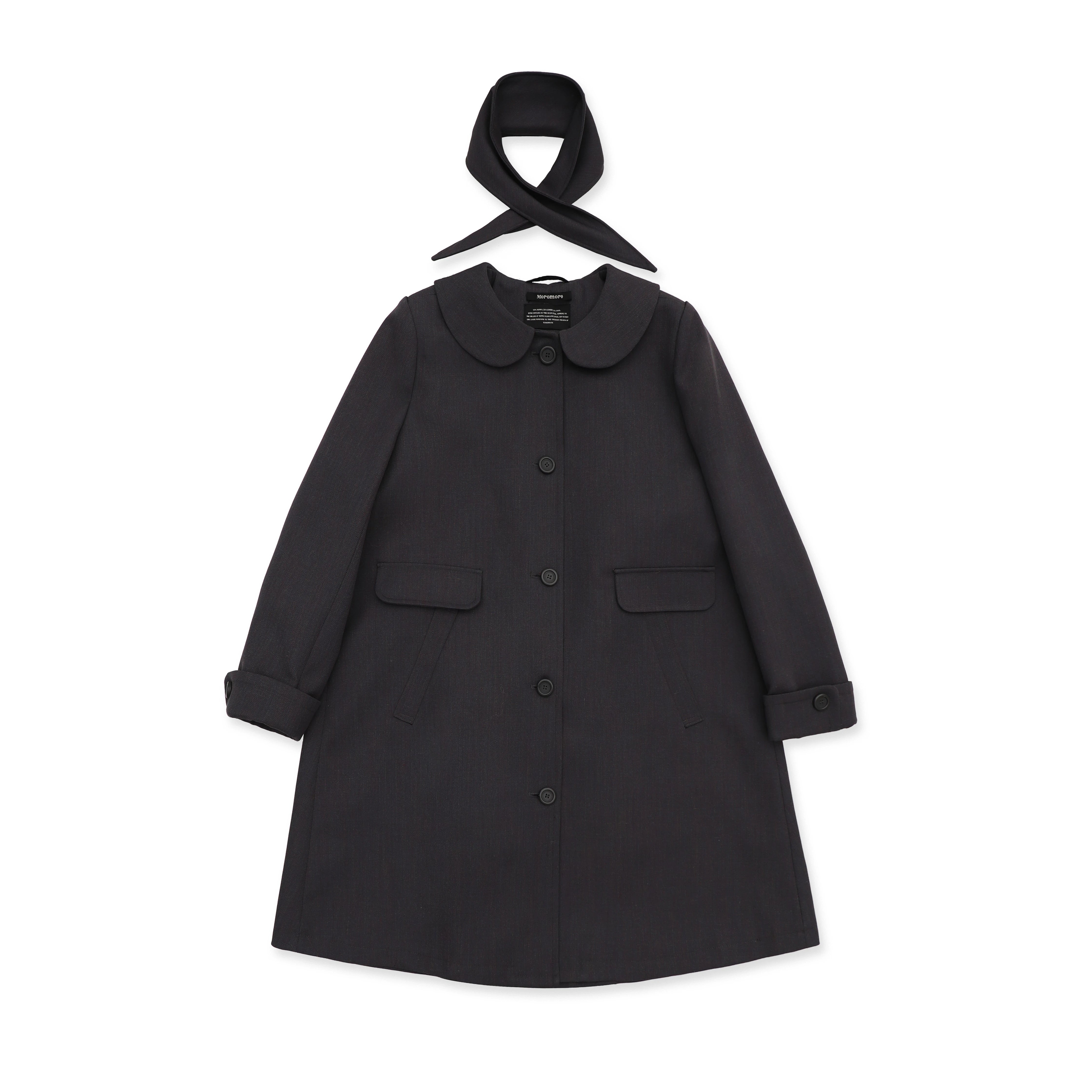MoroMoro Classic Wool Trench Coat and Skirt Set