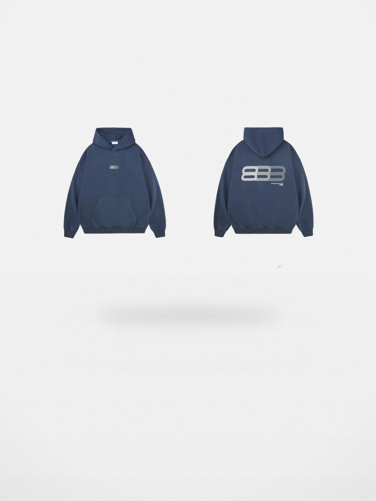 FPA Gradient Runway Graphic Hoodie in Navy Blue