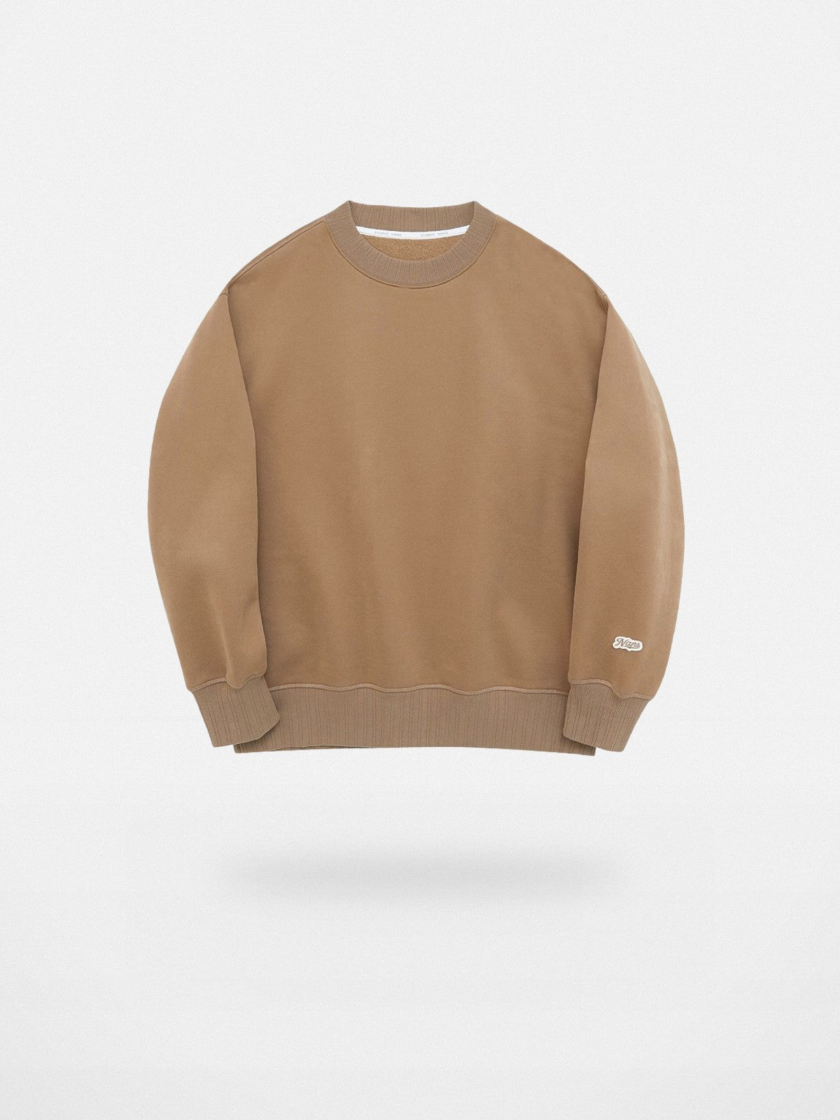 NANS Heavyweight Brushed Fleece Crewneck in Brown
