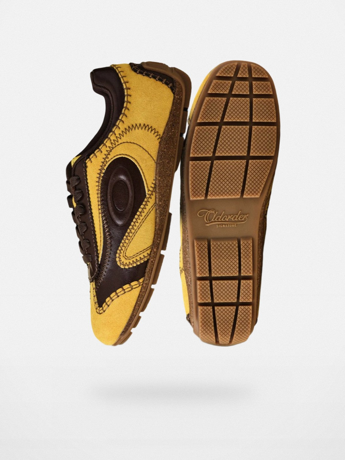 OLDORDER Turbo Lite Retro GAT Sneakers in Brown