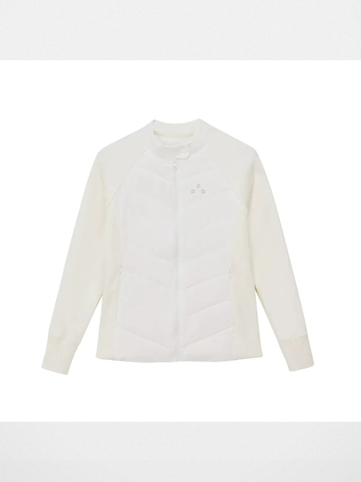 FPA Knit Sleeve Puffer Jacket in White