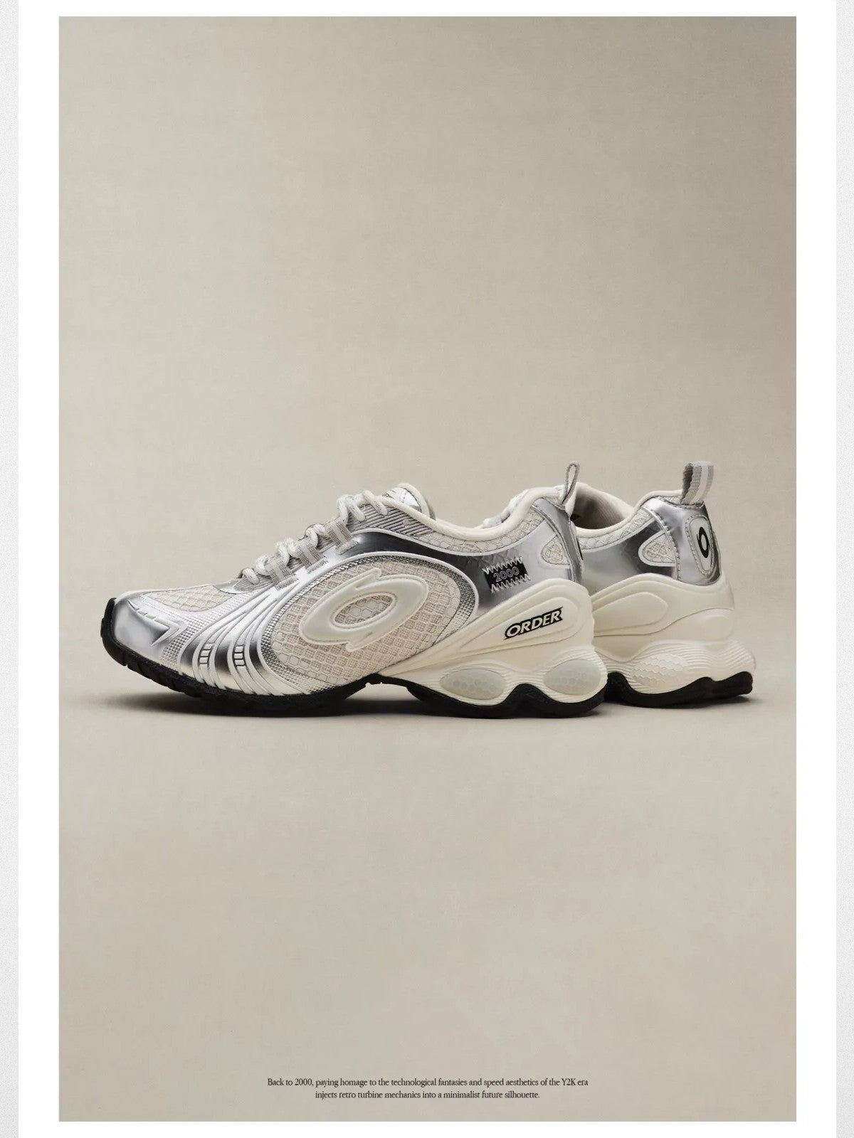 OLDORDER Turbo GT Chunky Platform Sneakers in White