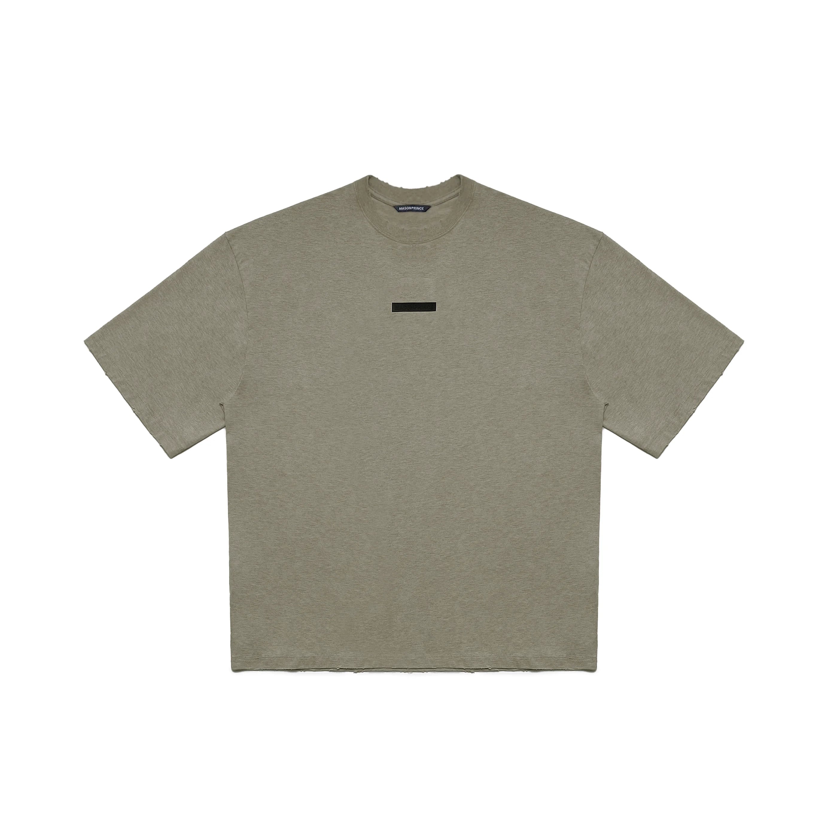 MASONPRINCE Men's Oversized Summer T-Shirt with Silicone Chest Detail