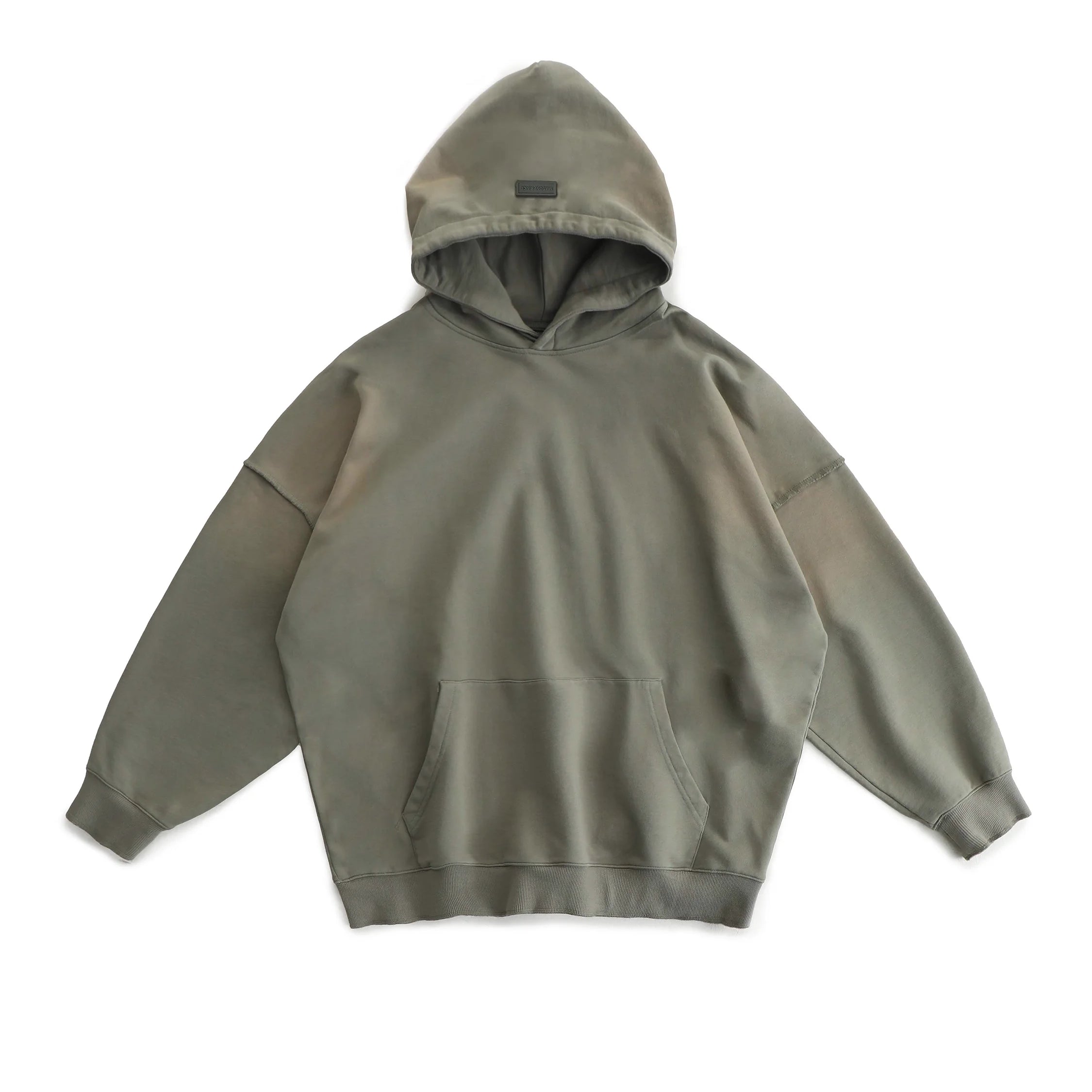 MASONPRINCE Cotton Sweatshirt with Rubber Patch and School Uniform Style