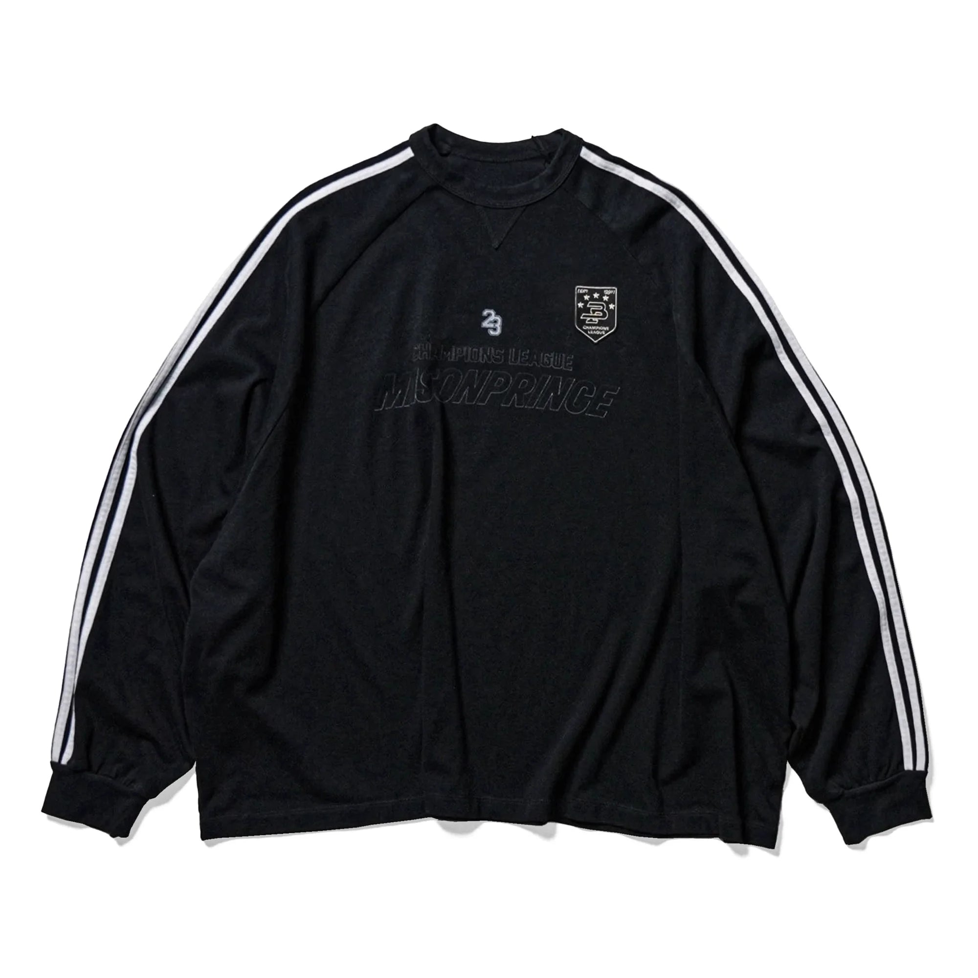 MASONPRINCE 90s Style Raglan Sleeve Relaxed Fit Long Sleeve T-Shirt