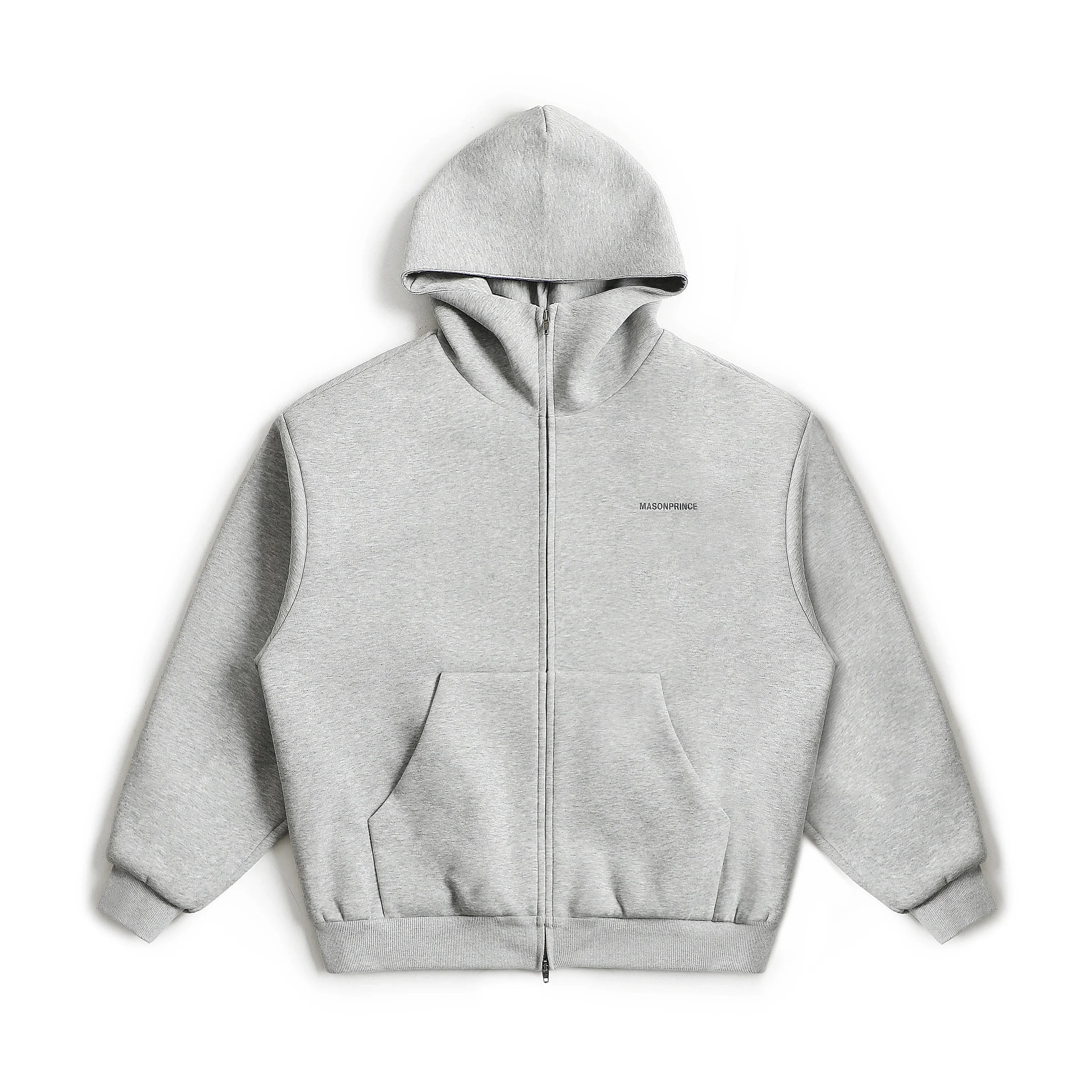 MASONPRINCE High-Definition Reflective Screen-Printed Structured Hoodie