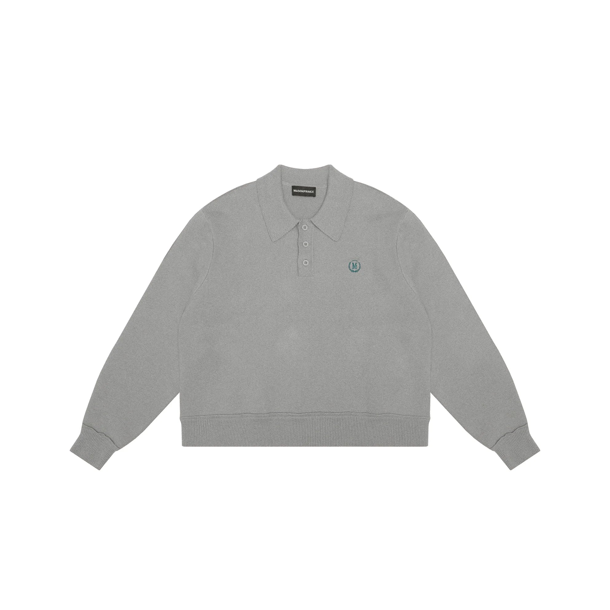 MASONPRINCE Double-Sided Cashmere Wool Oversized Polo Sweater