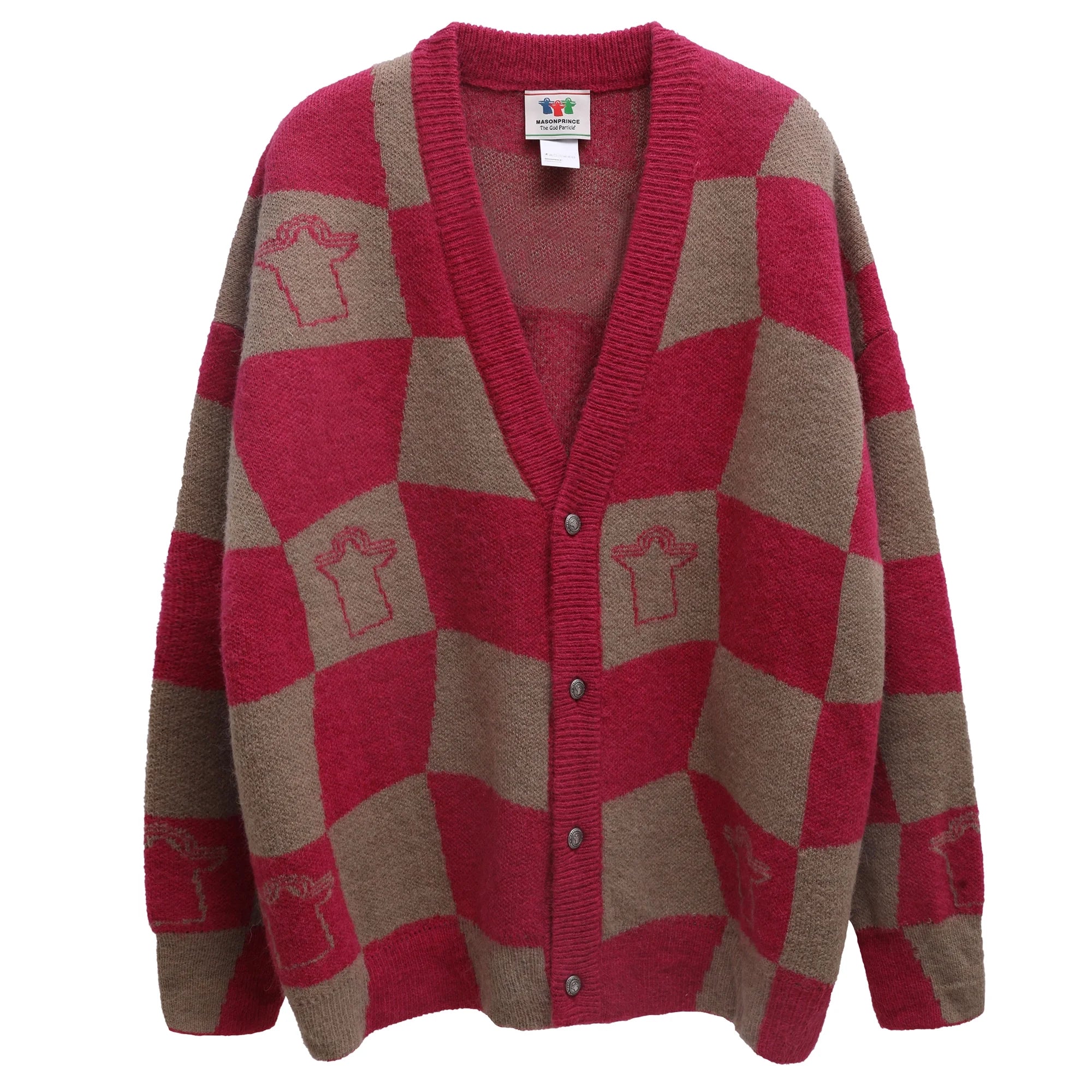 MASONPRINCE Limited Edition Checkered Knit Cardigan