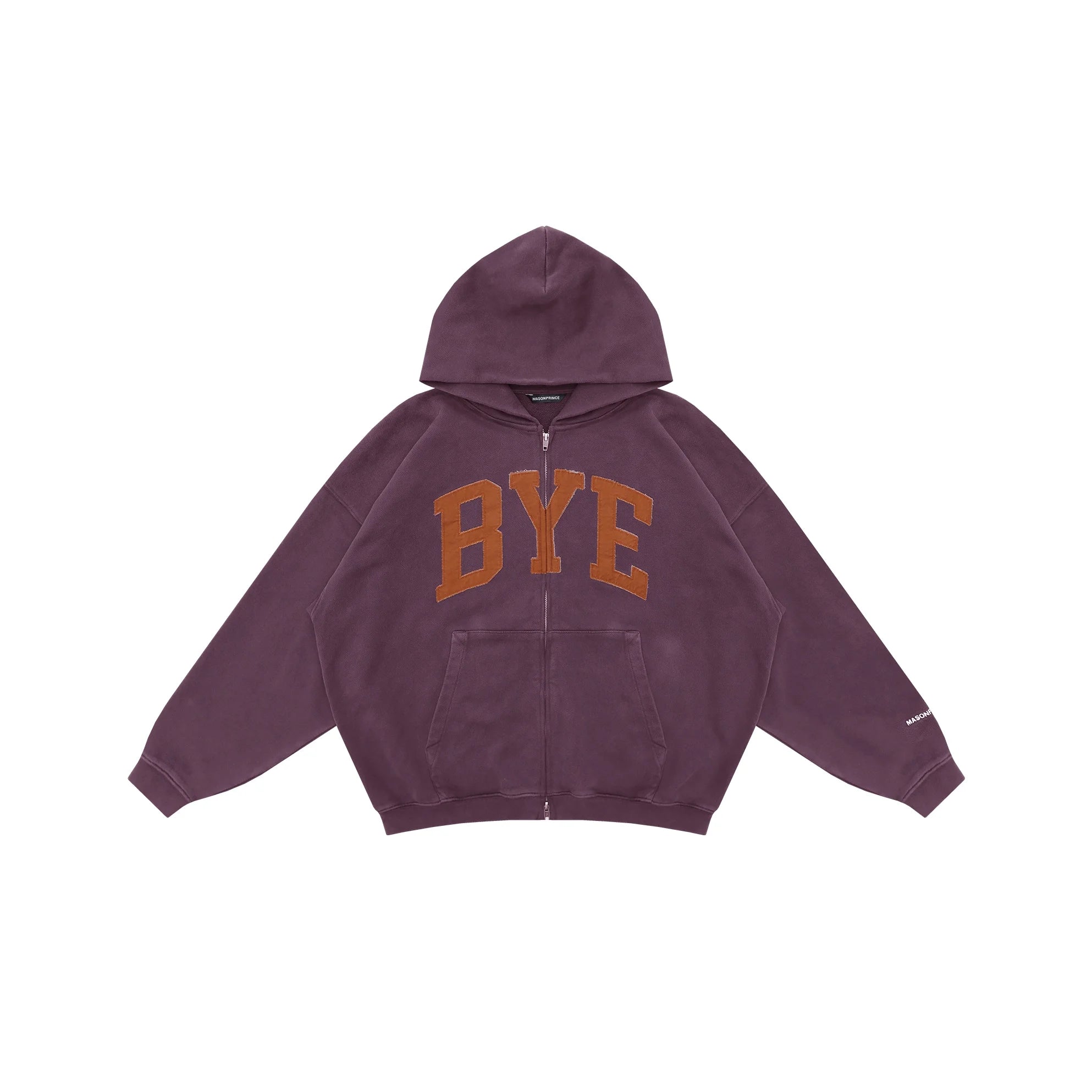 MASONPRINCE Oversized Vintage Hoodie with Bold Letter Print
