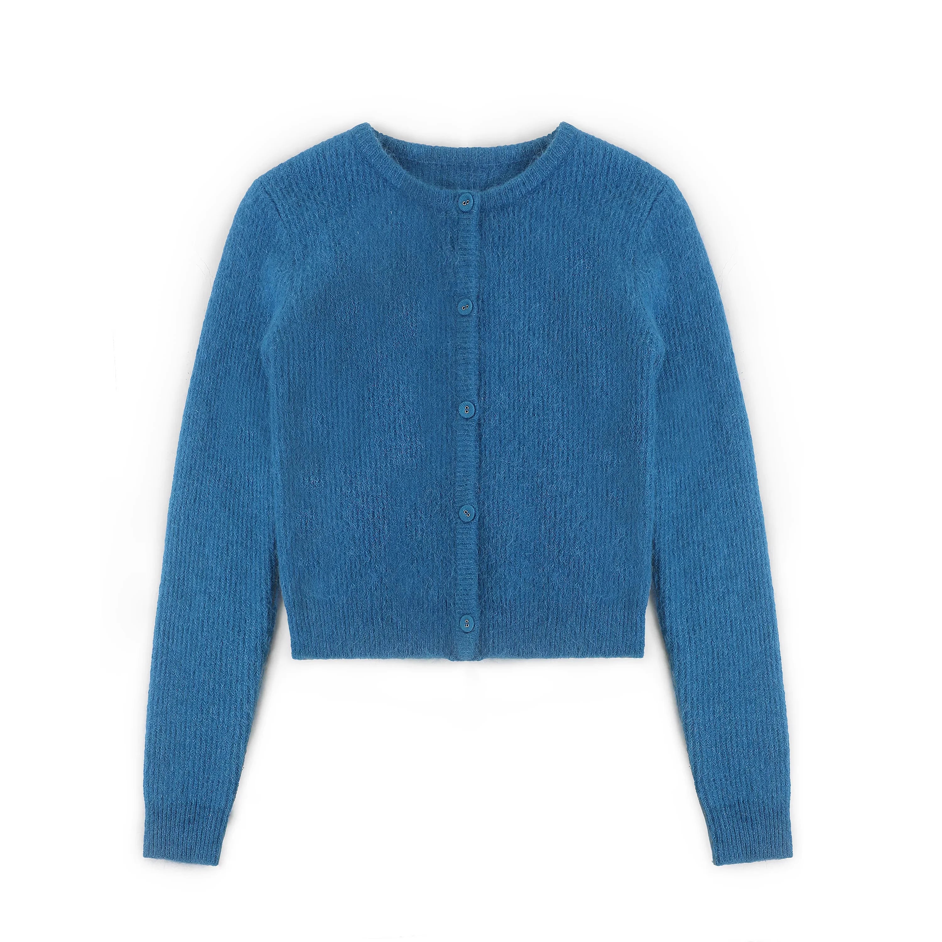 MASONPRINCE Colorful Fitted Alpaca Cardigan for Men