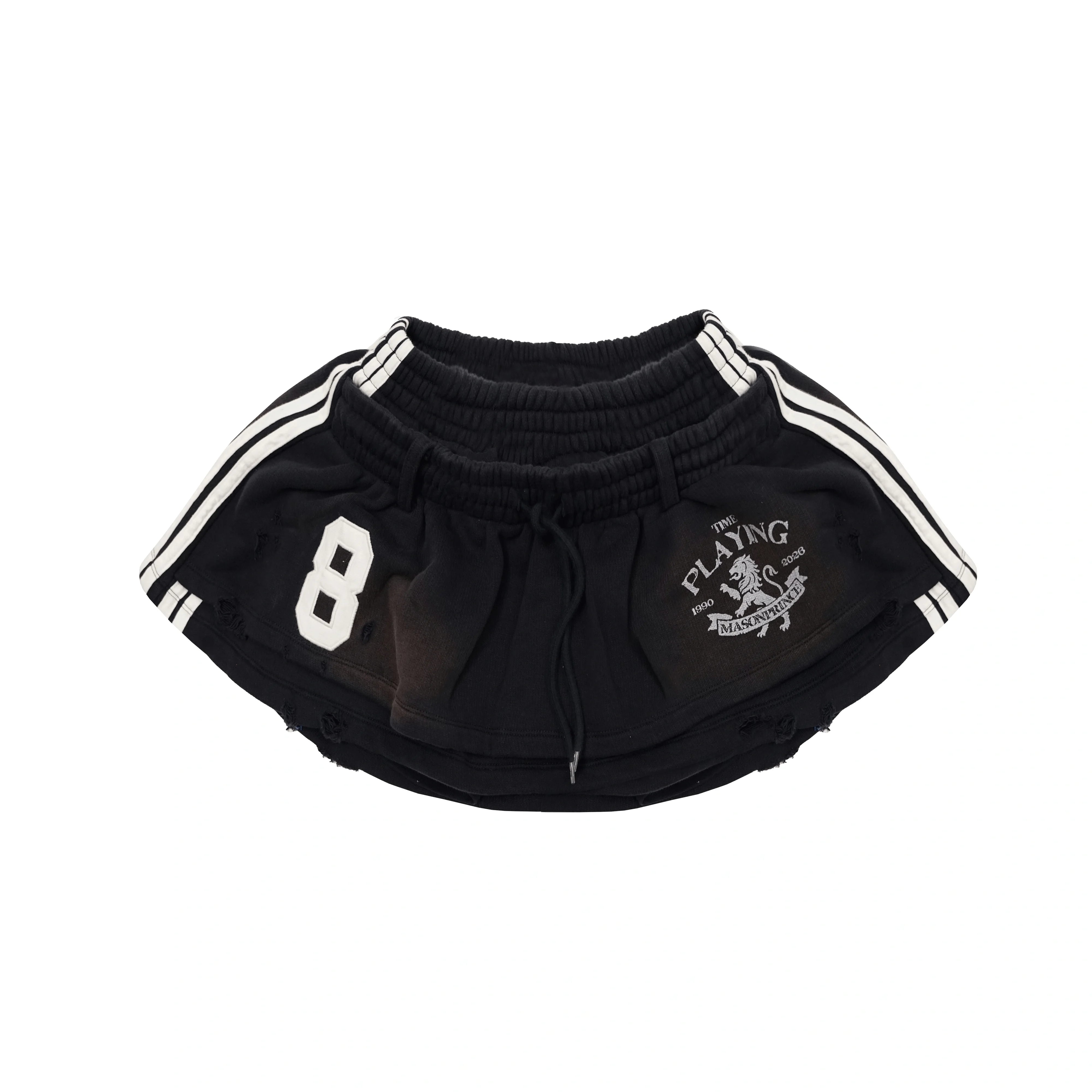 MASONPRINCE Convertible Sports Skirt Shorts with Track Pants
