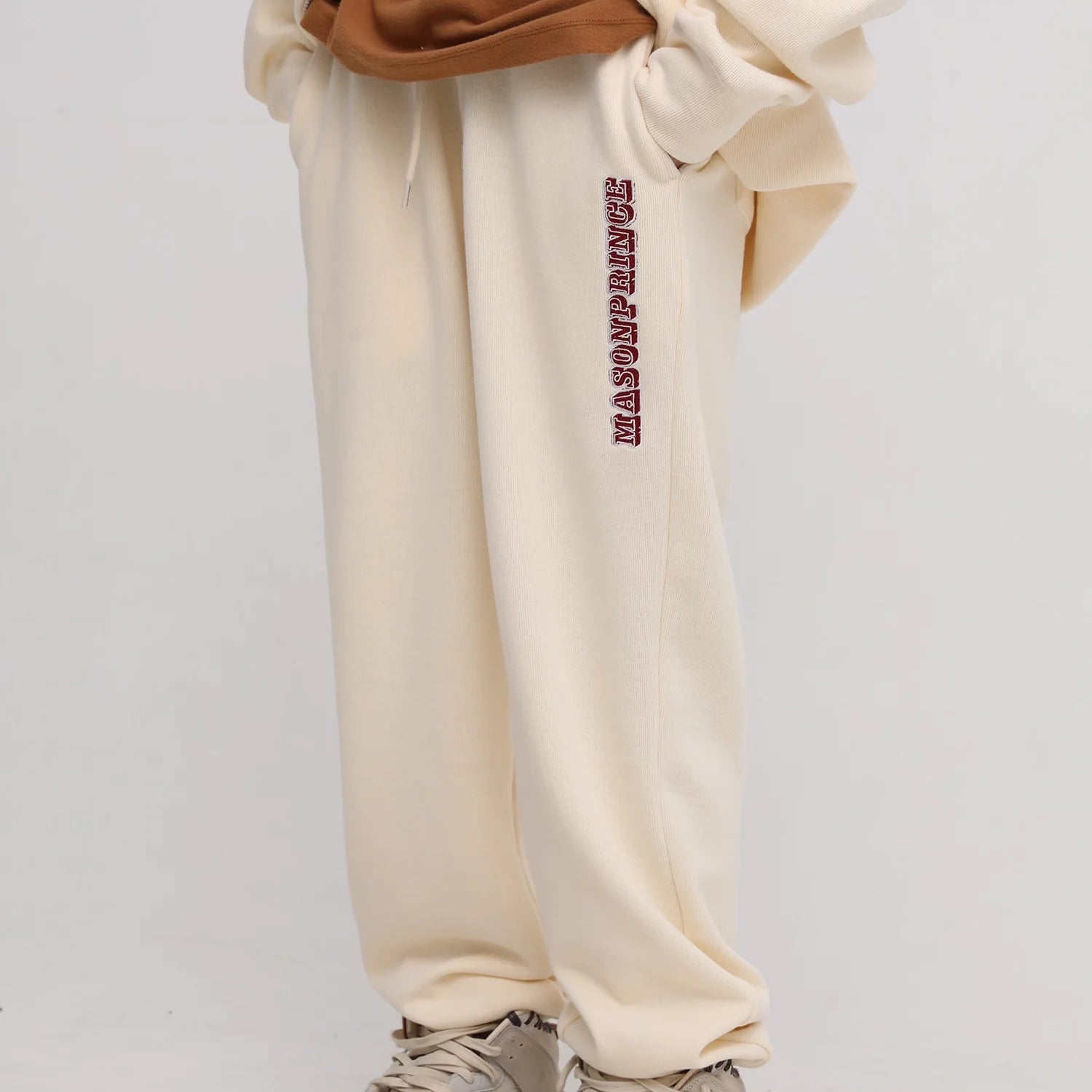 MASONPRINCE Men's Fleece Lined Varsity Tracksuit Set