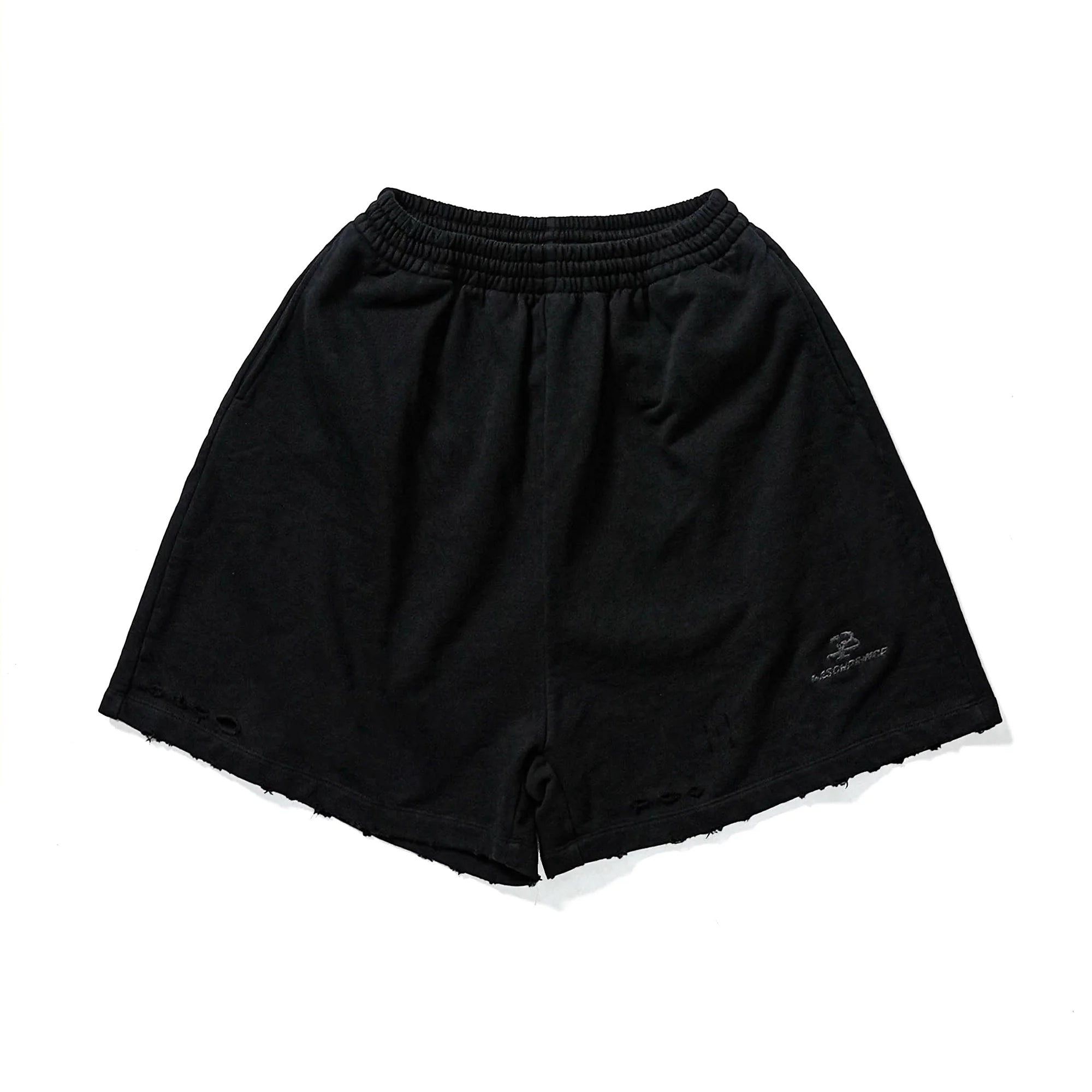 MASONPRINCE Men's Distressed A-Line High Waist Casual Shorts