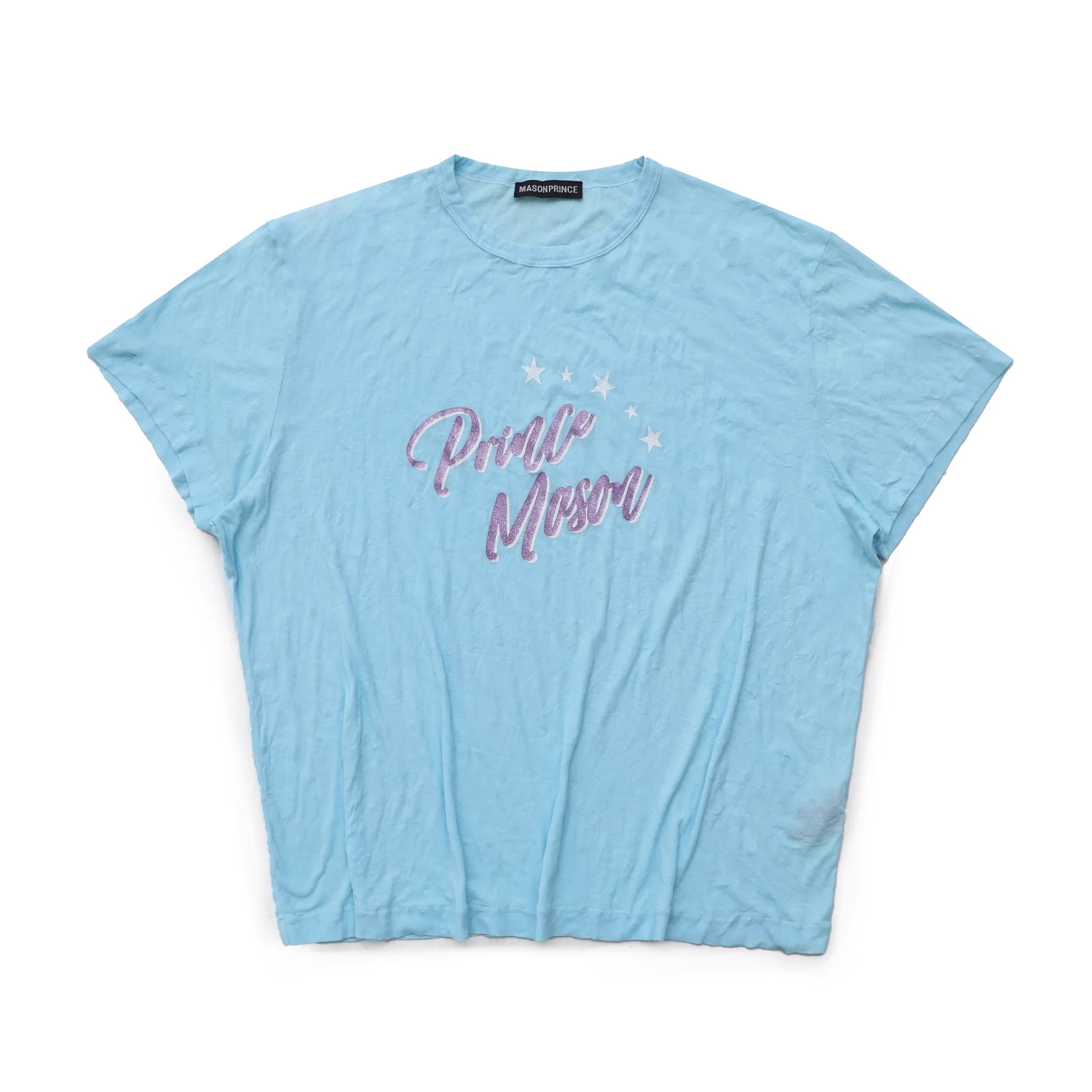 MASONPRINCE Crinkled Lightweight Graphic Short Sleeve Tee