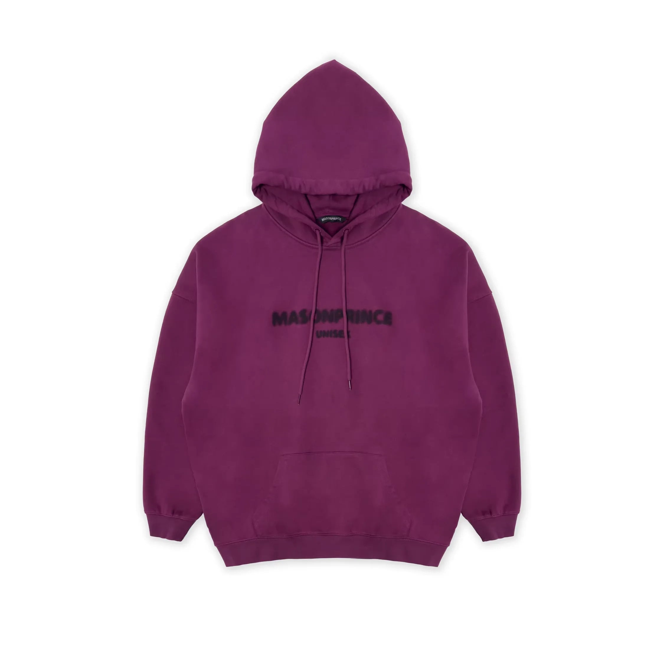 MASONPRINCE Men's Glacier Blue Gradient Hoodie with Bold Chest Print