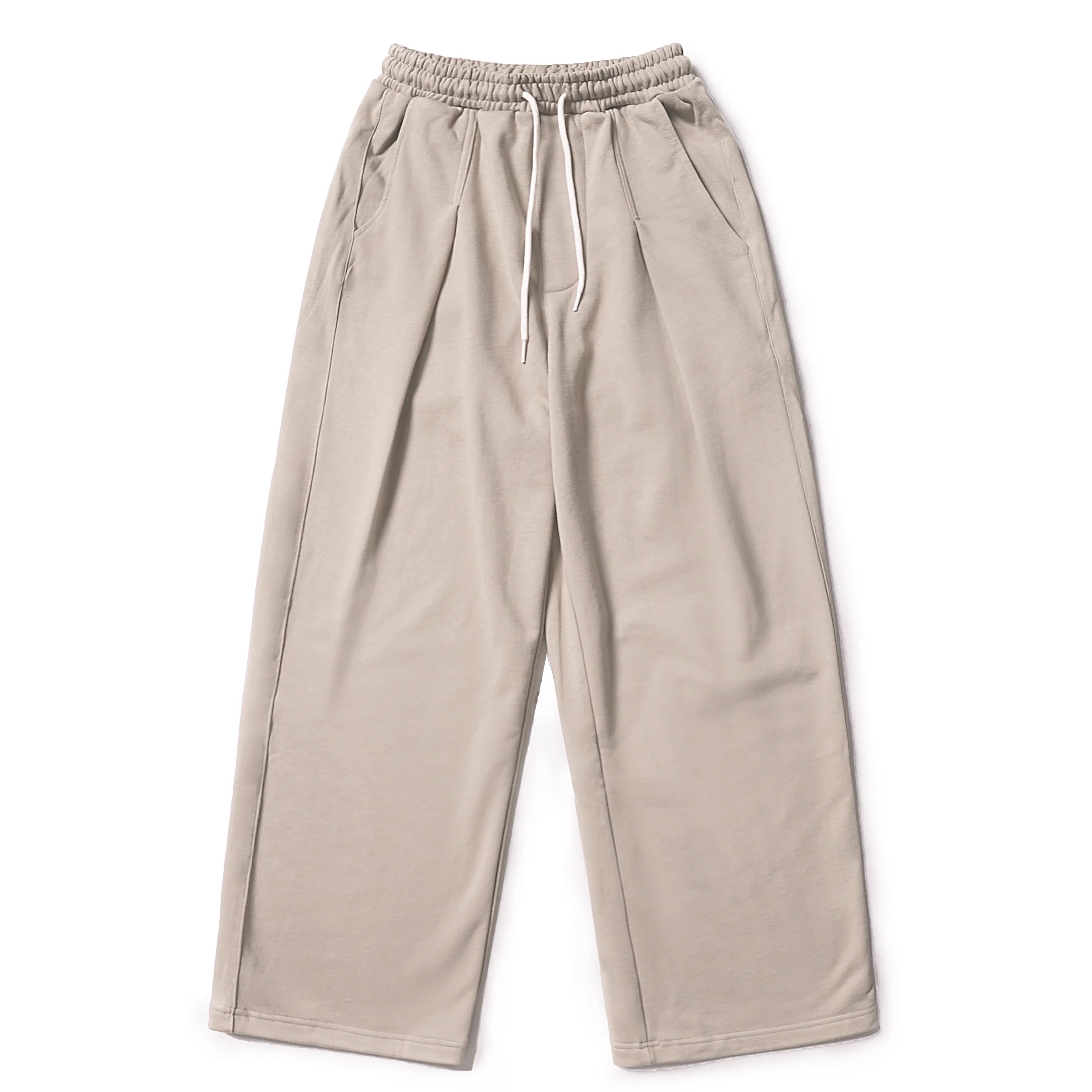 MASONPRINCE Women's High Waist Pleated Knit Sweatpants